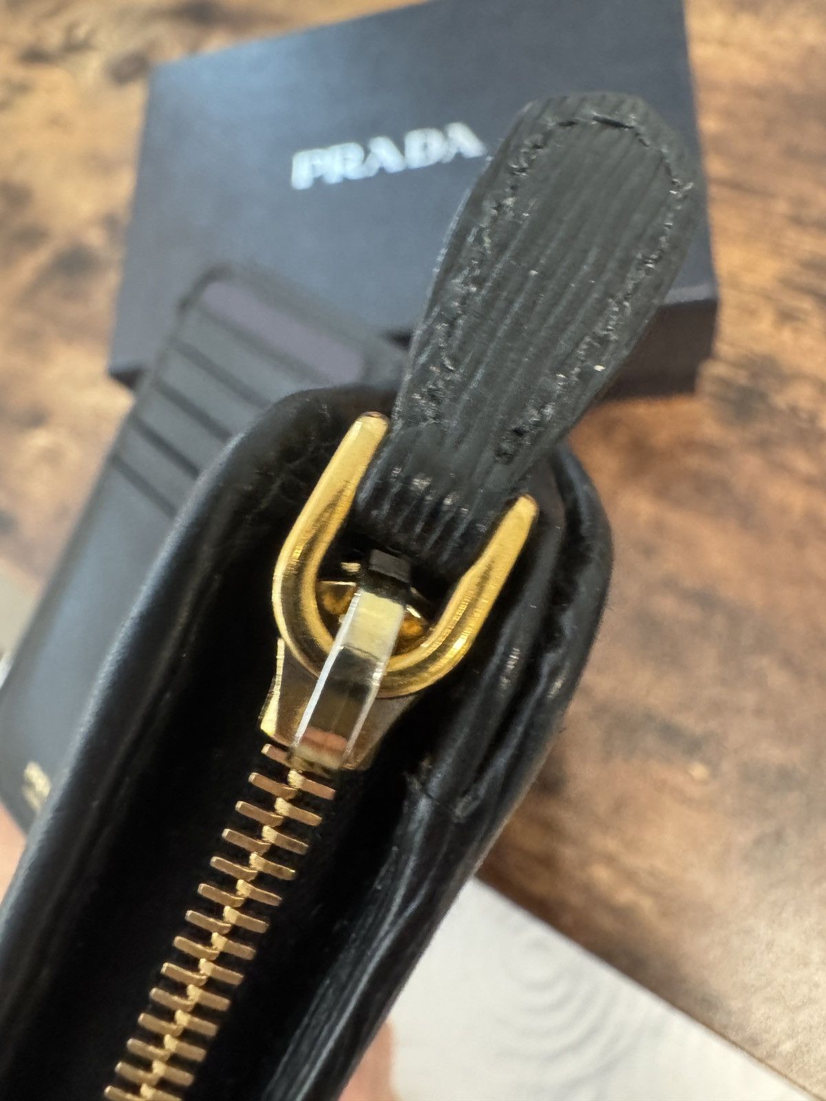 Prada prada vitello move leather 1ml225 bifold wallet black Size ONE SIZE - 10 Thumbnail