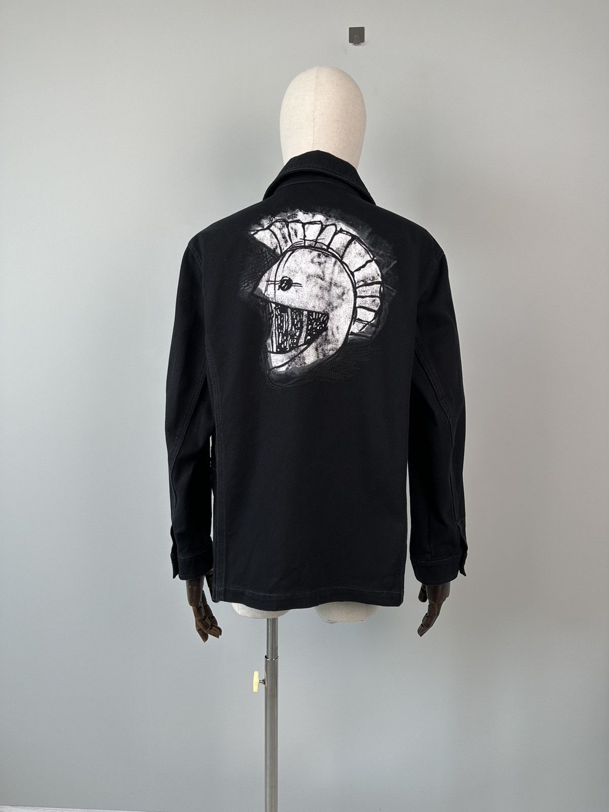Burberry Burberry Black Canvas Mohawk Face Paint Jacket Size US M / EU 48-50 / 2 - 11 Thumbnail