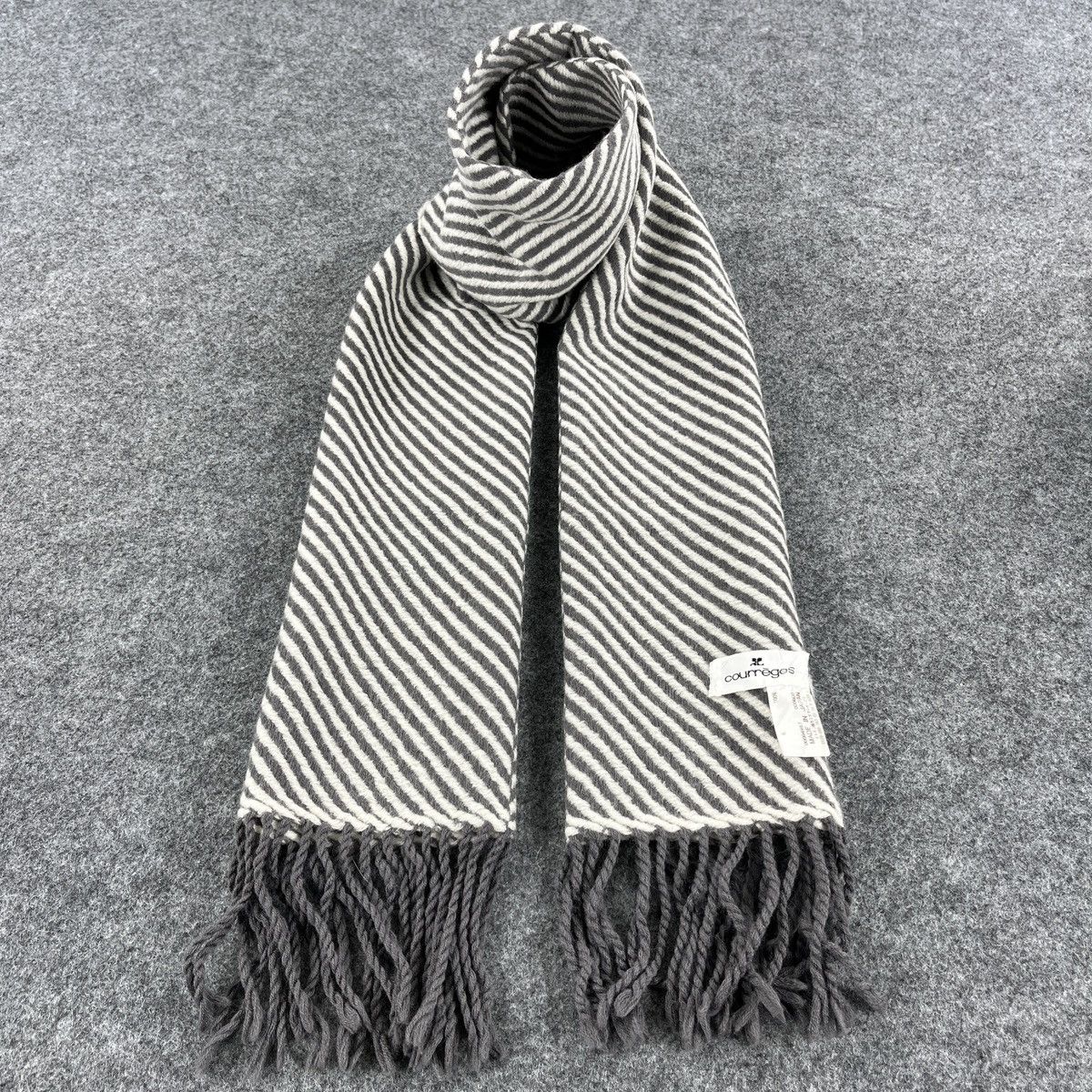 Courreges × Vintage Vintage Courreges Scarf / Muffler / Neckwear K028 Size ONE SIZE - 4 Thumbnail