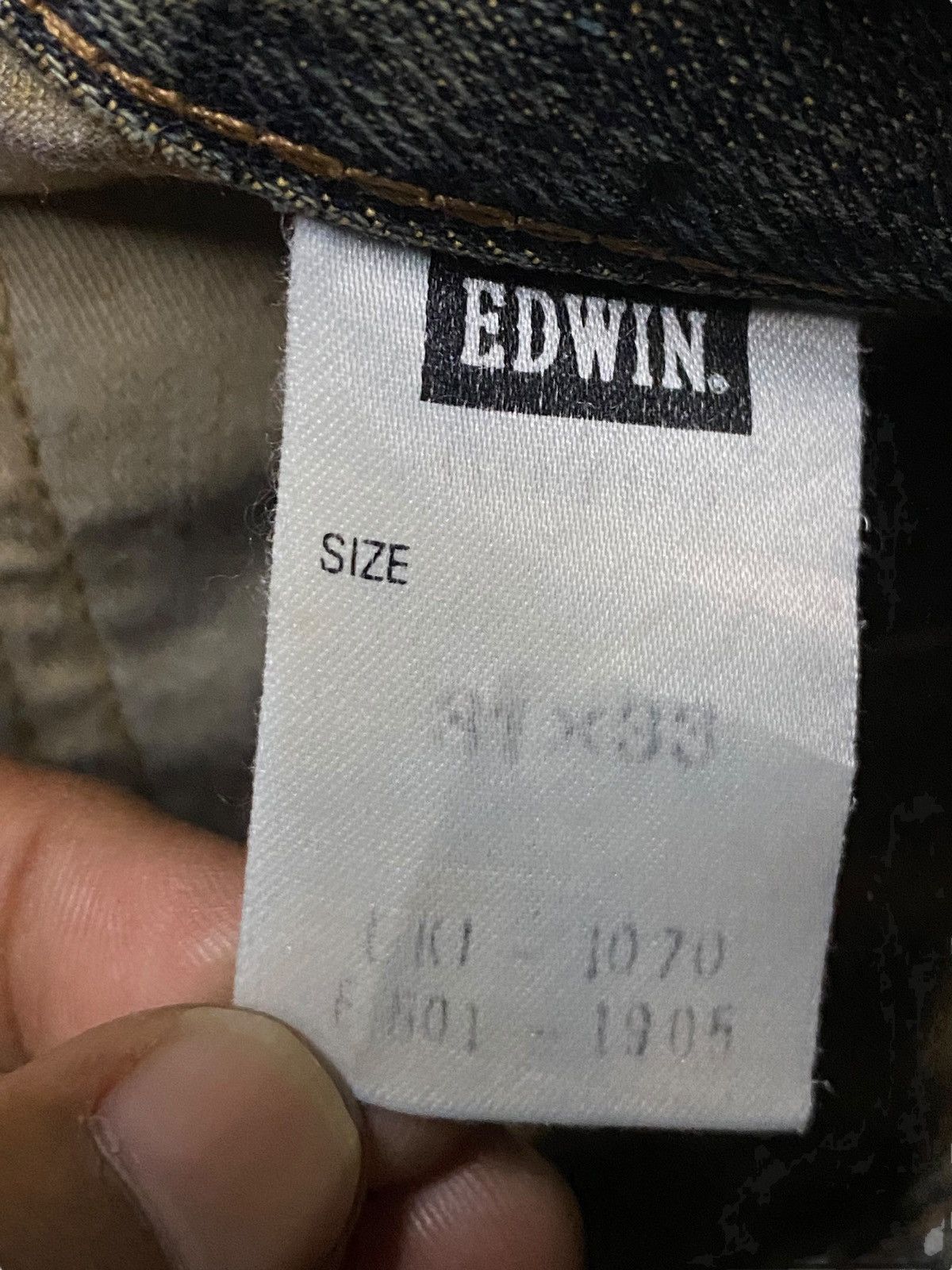 Edwin Vintage Japanese Brand Edwin 503 Rusty Loose Jeans Size US 32 / EU 48 - 18 Thumbnail