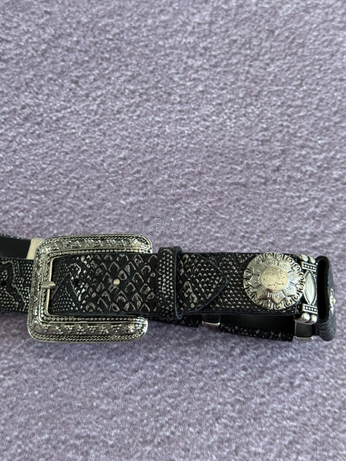 Japanese Brand Vintage Y2K Metal Belt Punk Emo Goth Japanese Style Black Size ONE SIZE - 8 Thumbnail