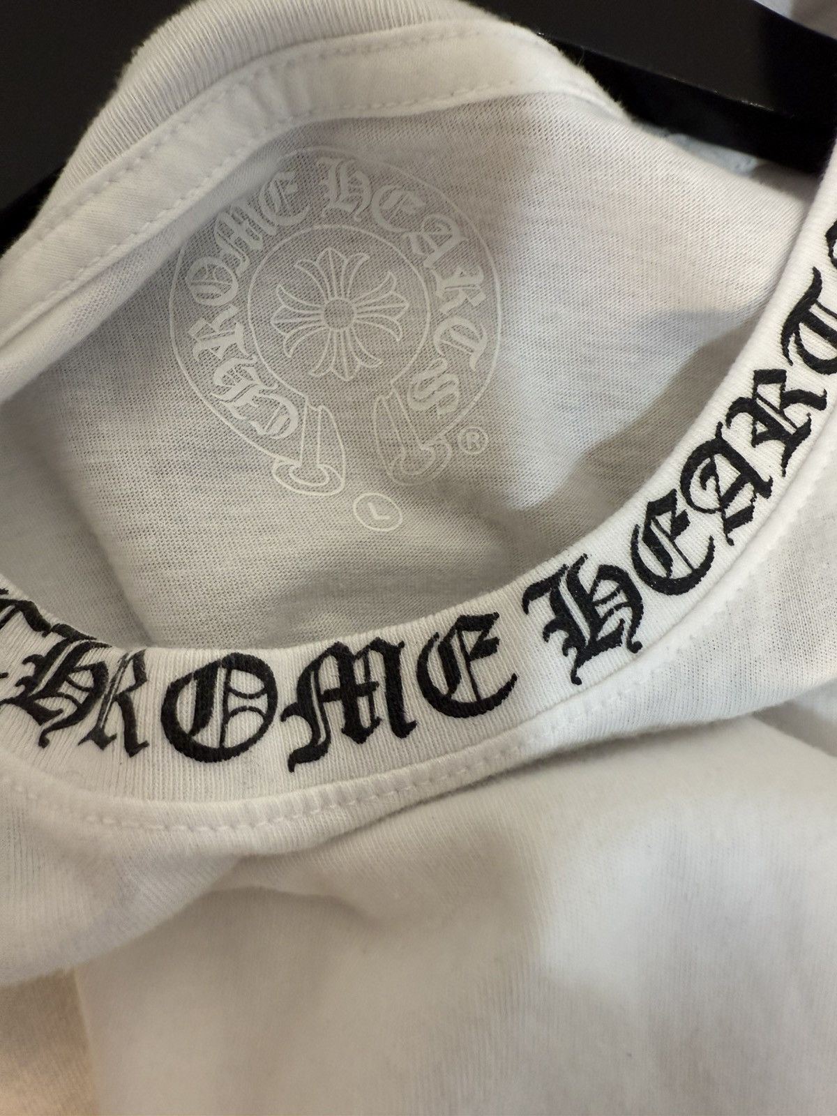 Chrome Hearts Chrome Hearts Neck Logo Pocket T-Shirt Size US L / EU 52-54 / 3 - 4 Thumbnail