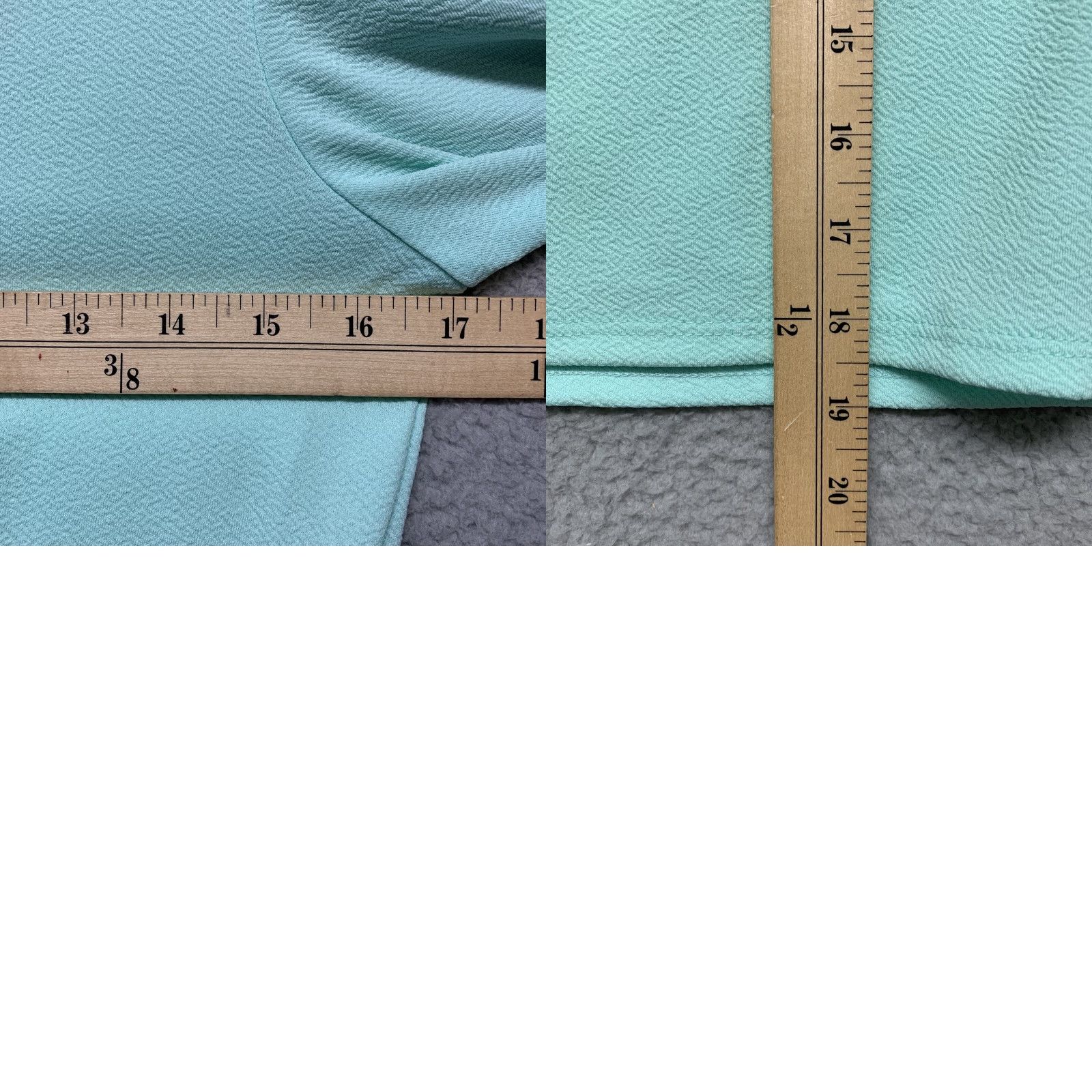 Vintage About A Girl Cropped Pullover Shirt Women L Mint Green USA Vintage? No. Size L / US 10 / IT 46 - 8 Thumbnail