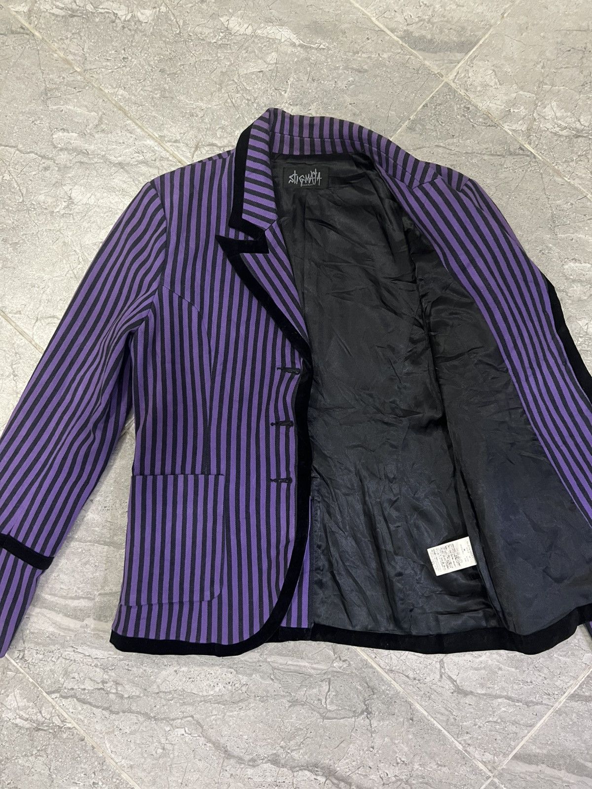 Sex Pot ReVeNGe Stigmata by Sexy Dynamite London Striped School Blazer Size M / US 6-8 / IT 42-44 - 9 Thumbnail