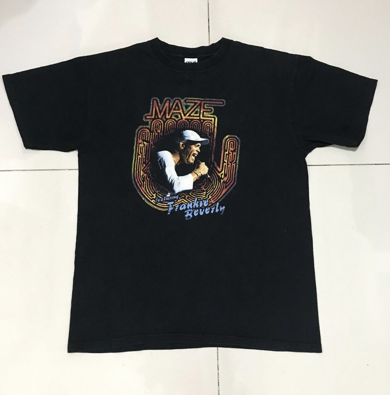 Band Tees Vintage Y2K Maze Featuring Frankie Beverly R&B Soul Funk Tee Size US L / EU 52-54 / 3 - 1 Thumbnail
