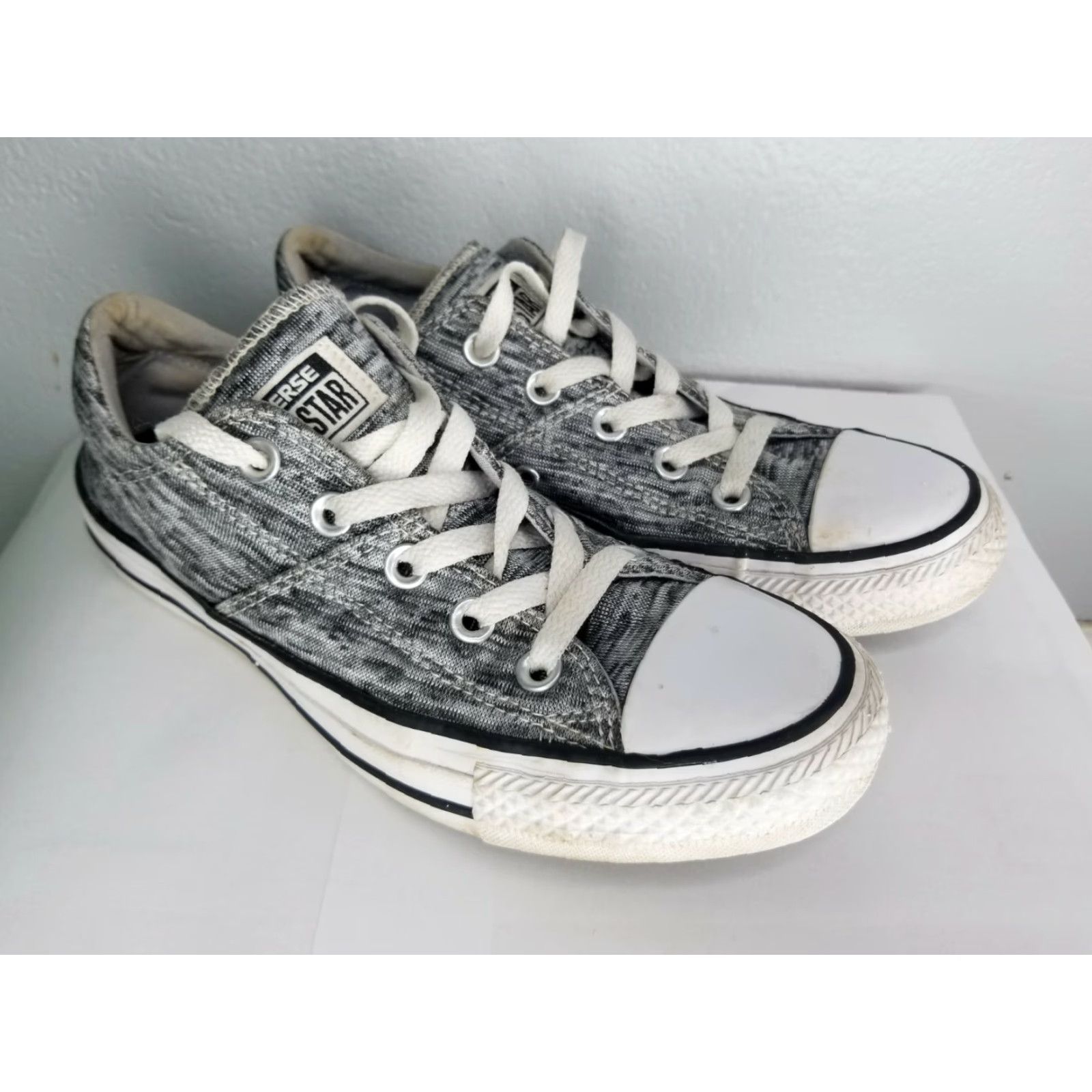 Converse Converse All Star Women Heather Gray Low Top Fabric Size 6 M Womens Shoes Size M / US 6-8 / IT 42-44 - 2 Thumbnail