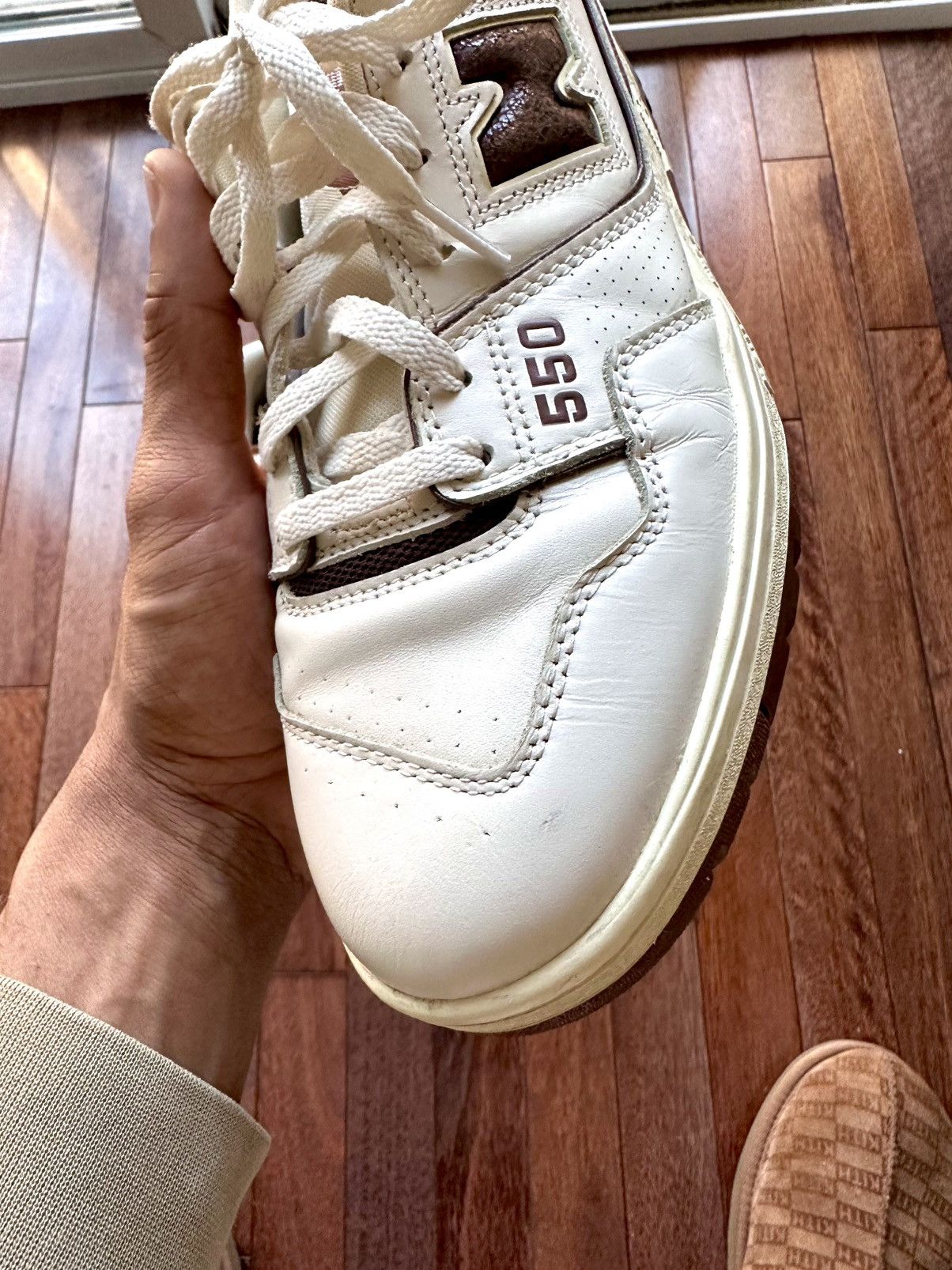 Aime Leon Dore × New Balance New Balance x Aime Leon Dore 550 - Brown - size 12 Size US 12 / EU 45 - 18 Thumbnail