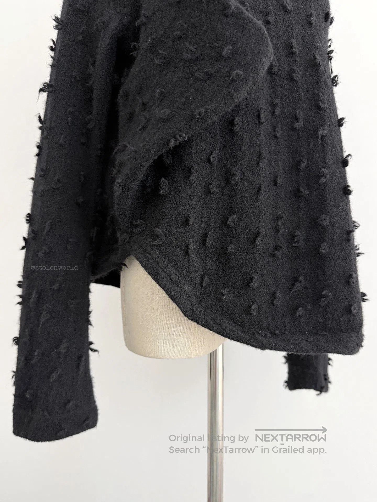 Comme des Garcons Comme des Garçons Deconstructed Turtleneck Top. Size M / US 6-8 / IT 42-44 - 6 Thumbnail