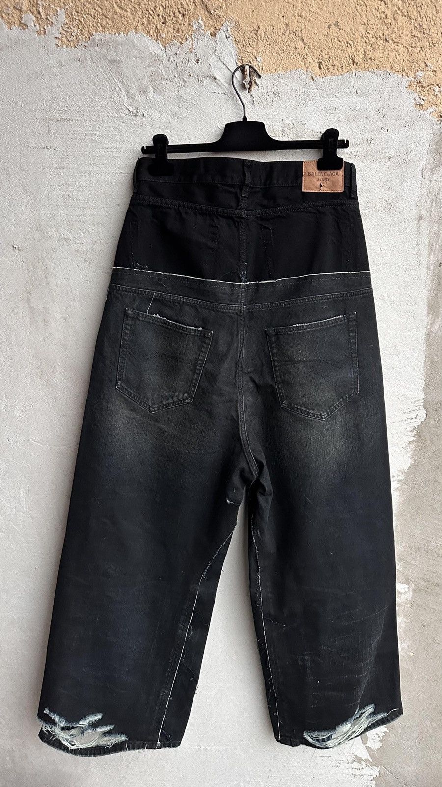 Balenciaga Balenciaga Baggy Cut Up Jeans Size US 30 / EU 46 - 3 Thumbnail