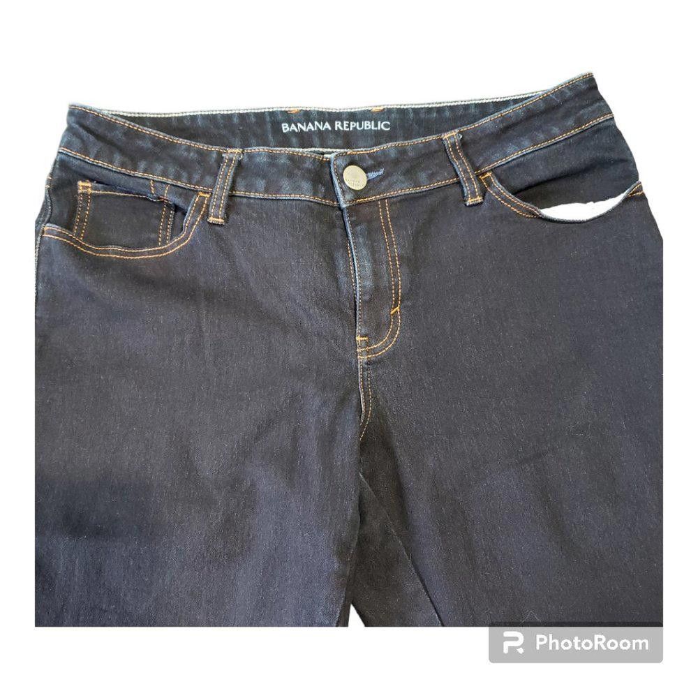 Banana Republic CT719a Banana Republic Ladies Curvy Boot Cut Jean 31" waist Size 31" - 2 Thumbnail