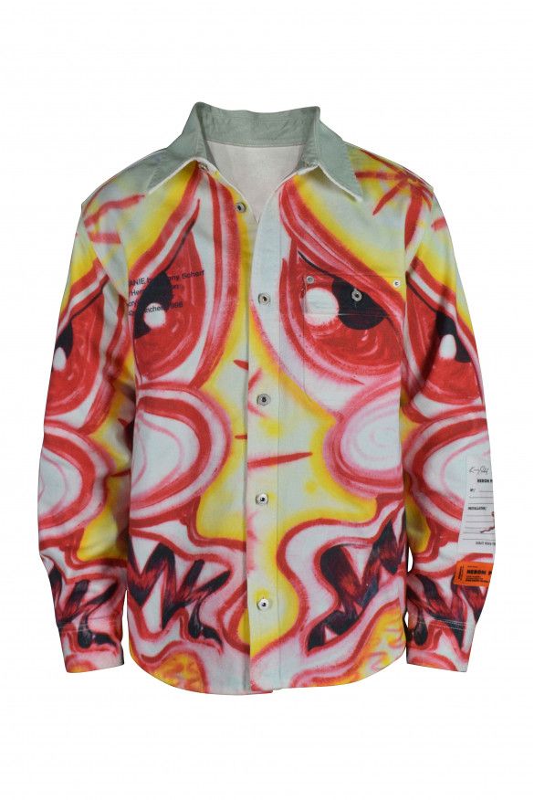 Heron Preston Multicolored denim jacket Size US XS / EU 42 / 0 - 1 Thumbnail