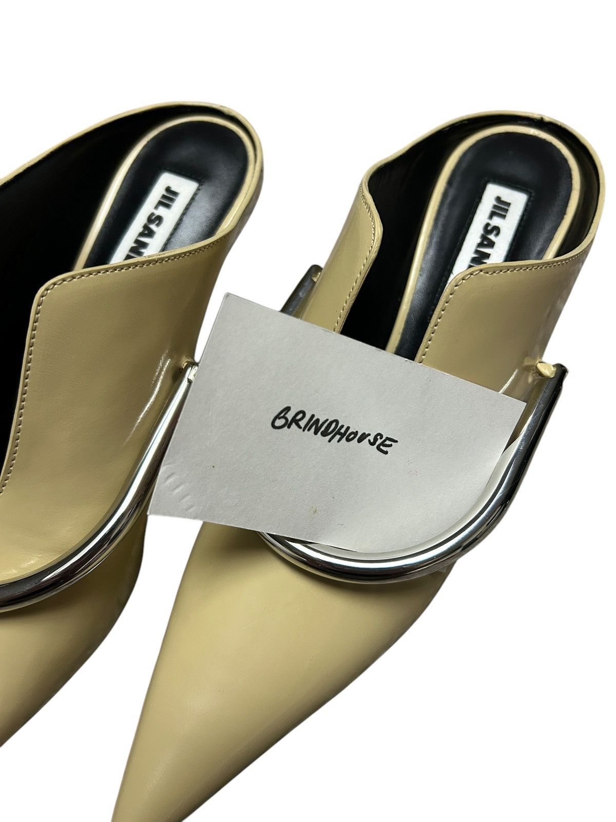 Jil Sander Shiny Spazzolato Heel Size US 6.5 / IT 36.5 - 12 Thumbnail