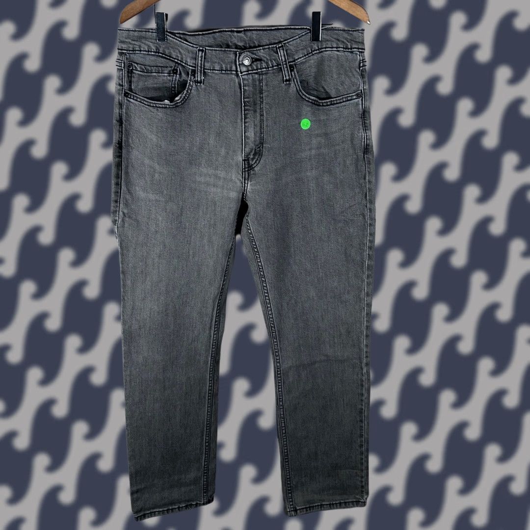 Levi's Levis 514 Mens Grey Straight Fit Denim Jeans 36x32 Grey Wash 00514-1660 Size US 36 / EU 52 - 1 Thumbnail