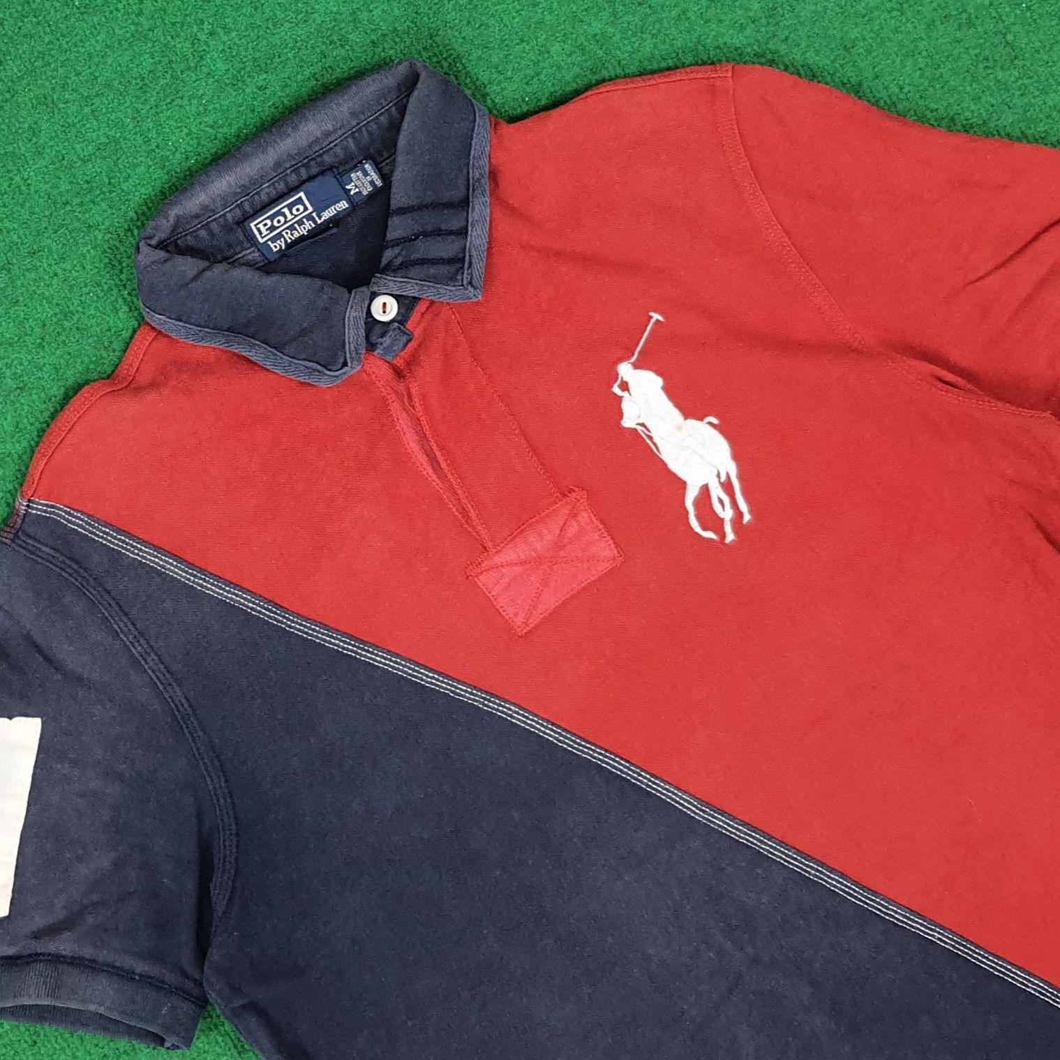 Polo Ralph Lauren × Vintage Vintage Polo by Ralph Lauren Preppy Yacht Club Polo Shirt Size US M / EU 48-50 / 2 - 2 Thumbnail
