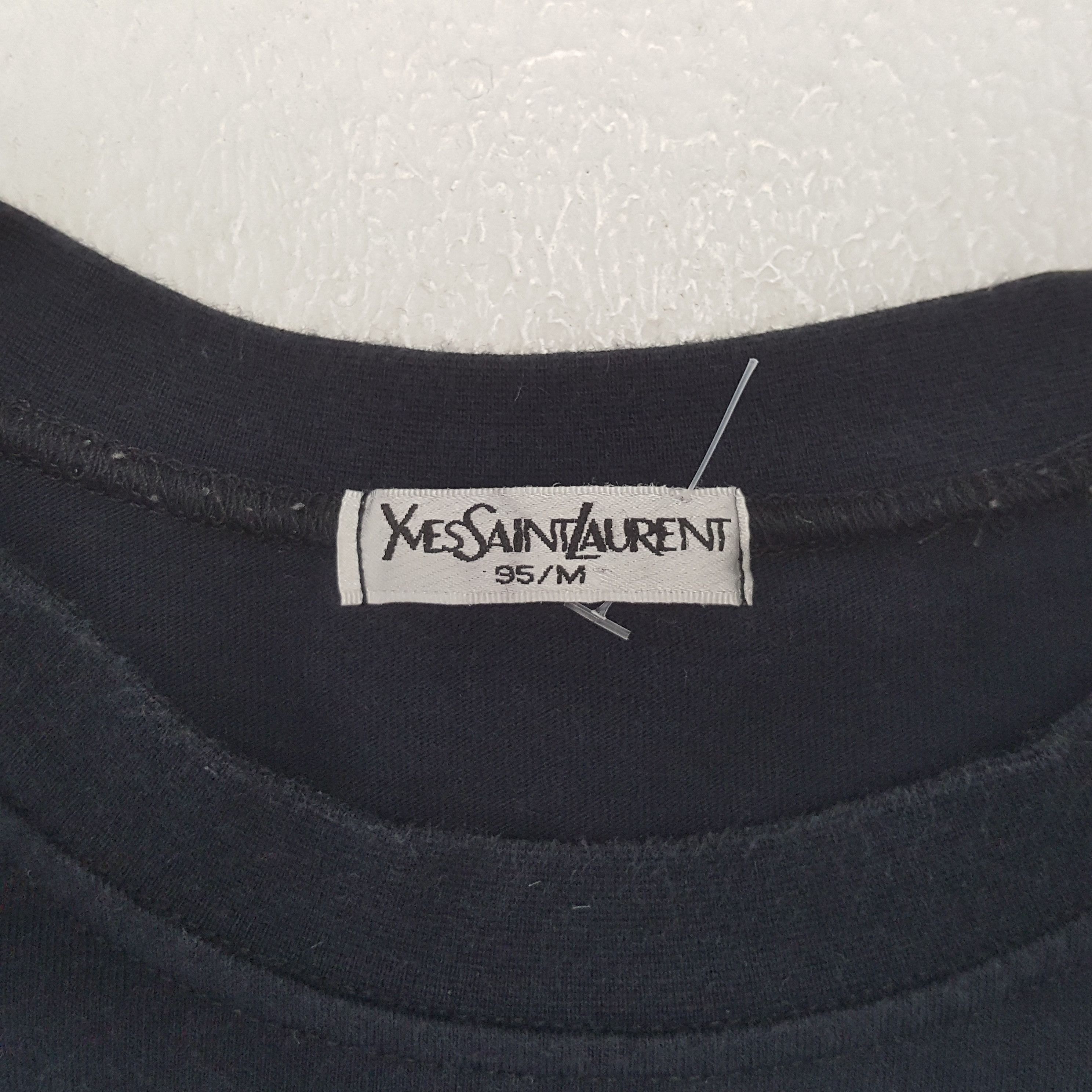 Vintage Yves Saint Laurent YSL Fashion Brand Tshirt RR21 Size US M / EU 48-50 / 2 - 5 Thumbnail