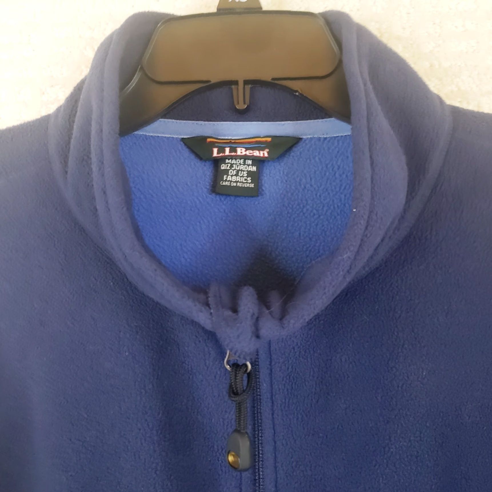 Vintage L.L. Bean Jacket Mens 2XL Blue Fleece Full Zip Polartec Mid-Length Windbreaker Pockets Size US XXL / EU 58 / 5 - 5 Thumbnail