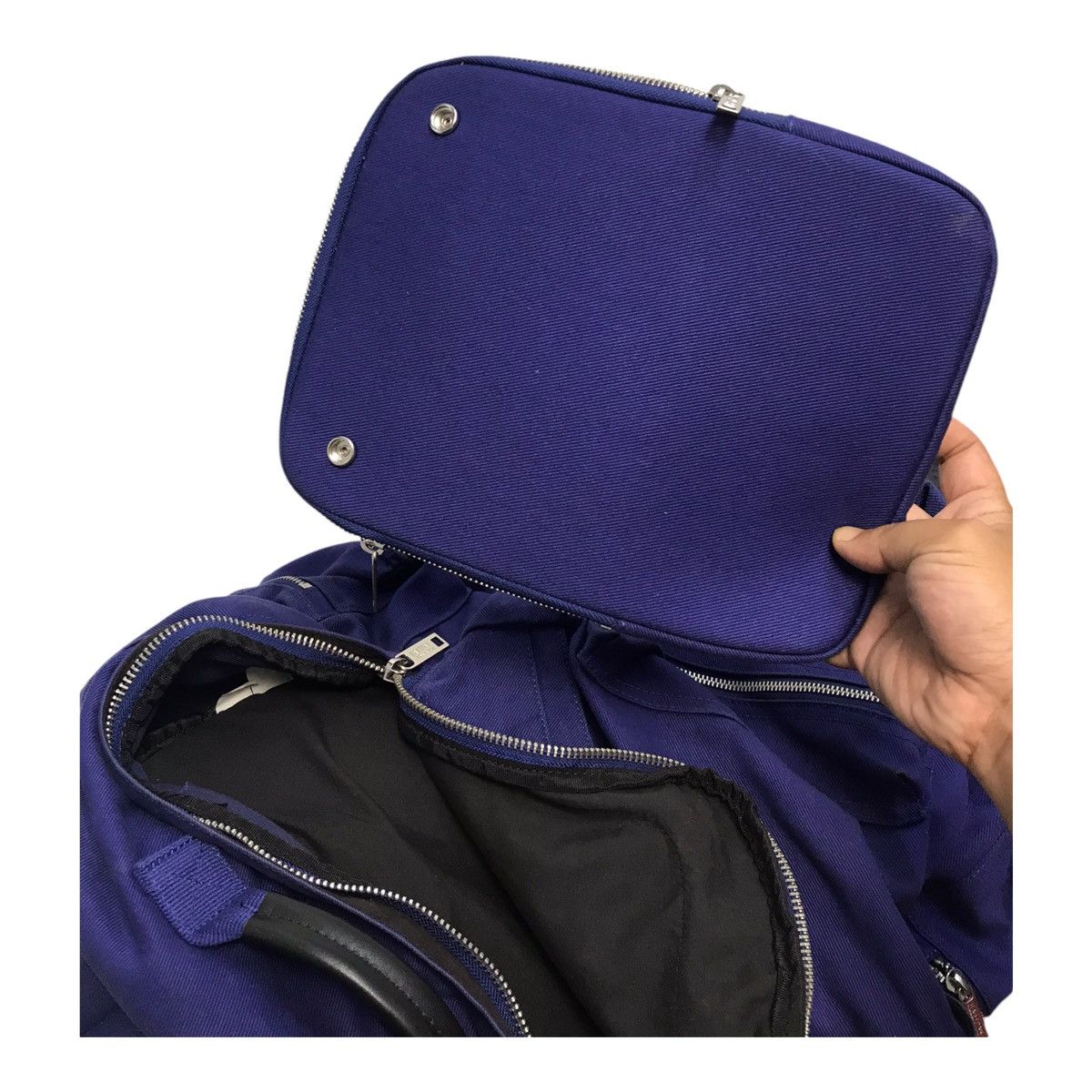 Eastpak × Kris Van Assche Eastpak X krisvanassche Blue/Purple Bagpack Size ONE SIZE - 12 Thumbnail