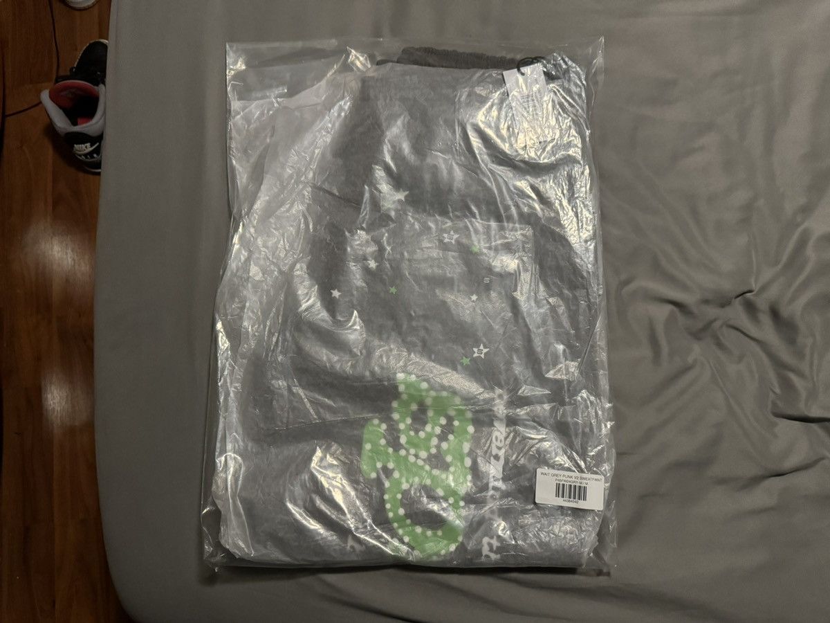 Sp5der Sp5der Punk V2 Slate Grey Sweatpants Size Medium Size US 32 / EU 48 - 15 Thumbnail
