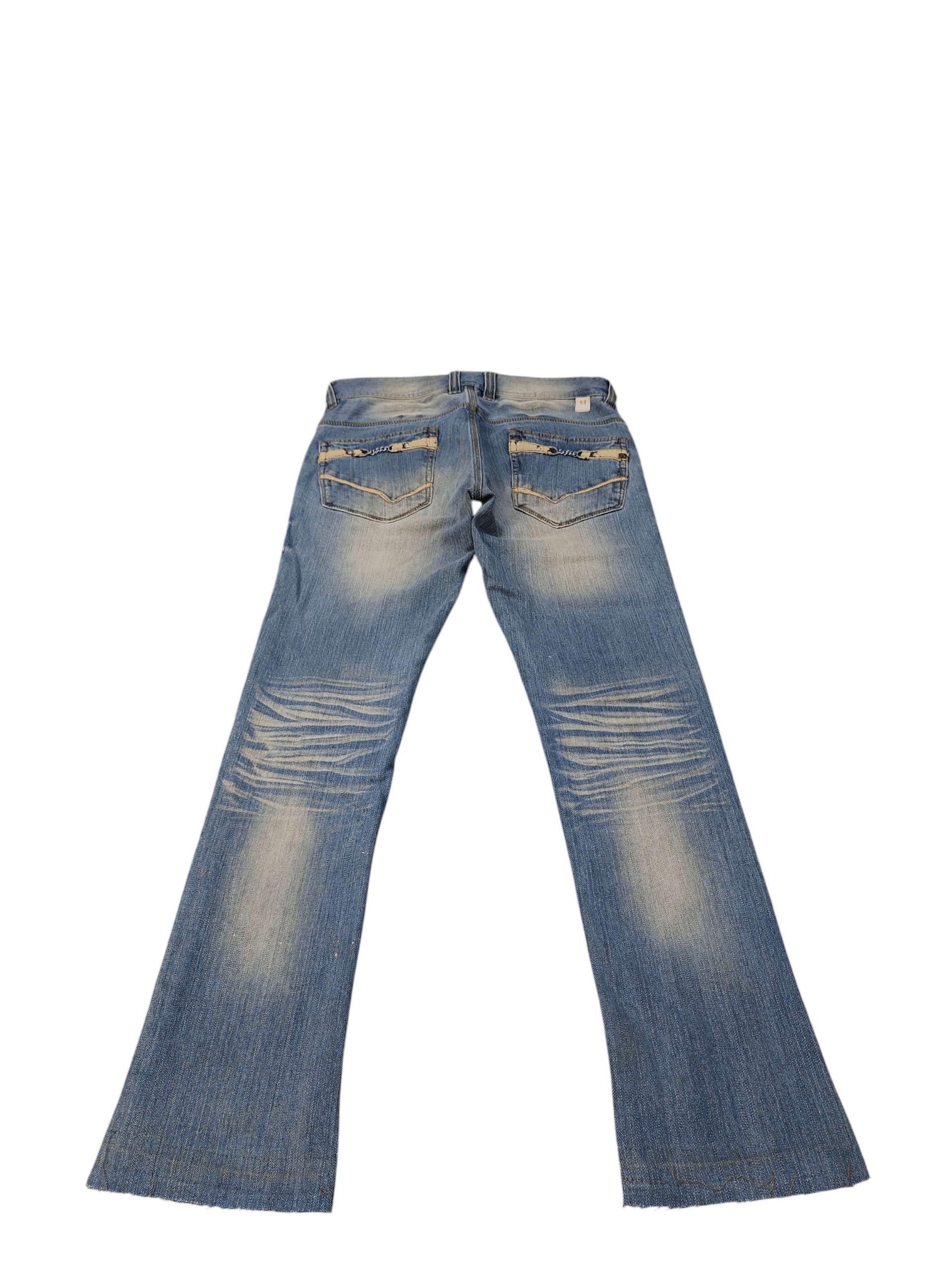 If Six Was Nine Flare Jeans Nicole Japan Denim Bootcut Ifsixwasnine Lgb Size US 31 - 11 Thumbnail