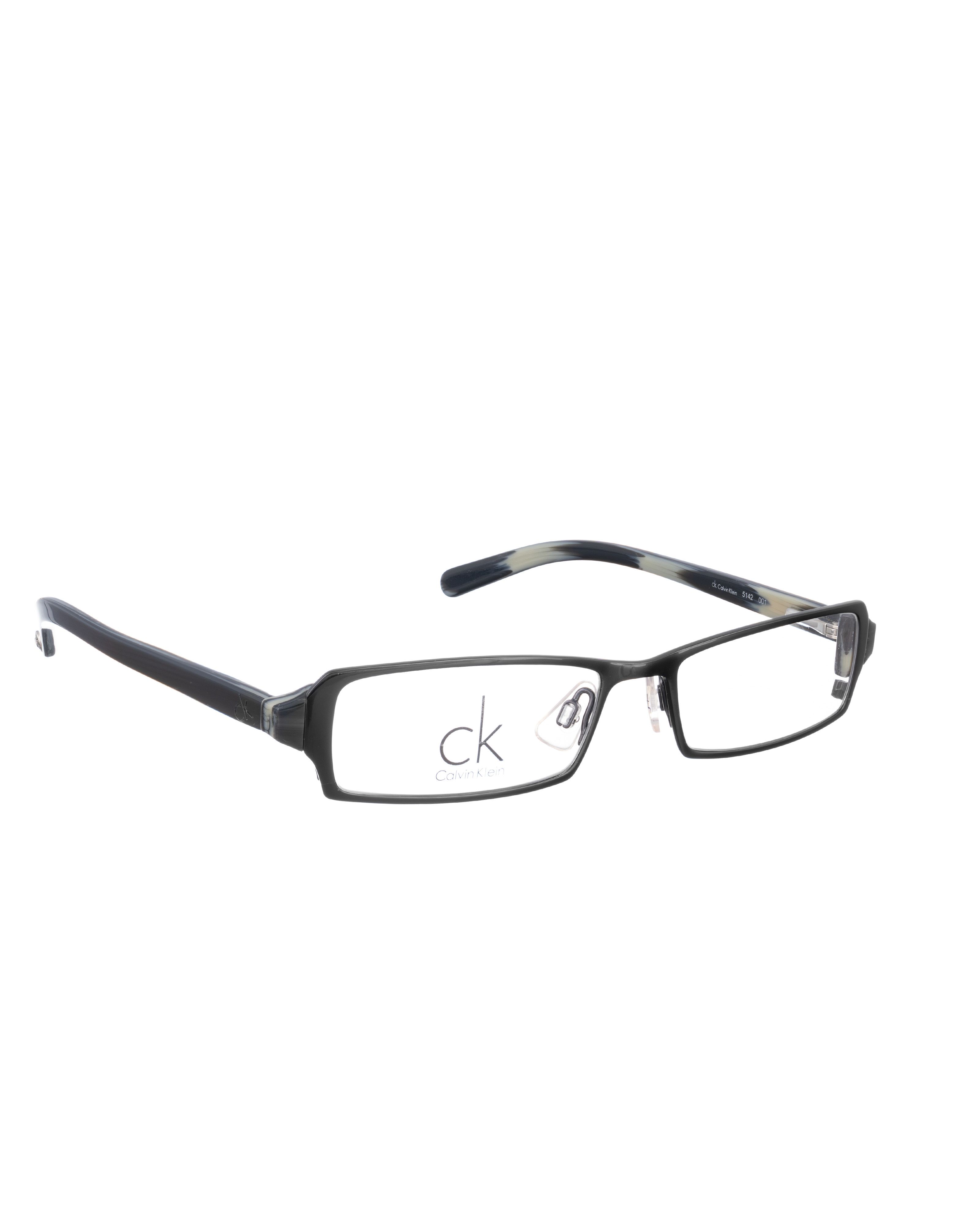 Calvin Klein Calvin Klein 00s Black Metallic Thin Glasses Size ONE SIZE - 3 Thumbnail