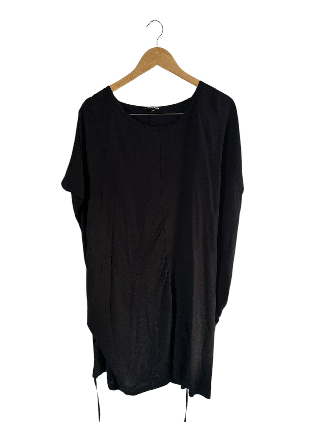Ann Demeulemeester S/S 09 Draped Tunic With Hood Size XS / US 0-2 / IT 36-38 - 4 Thumbnail