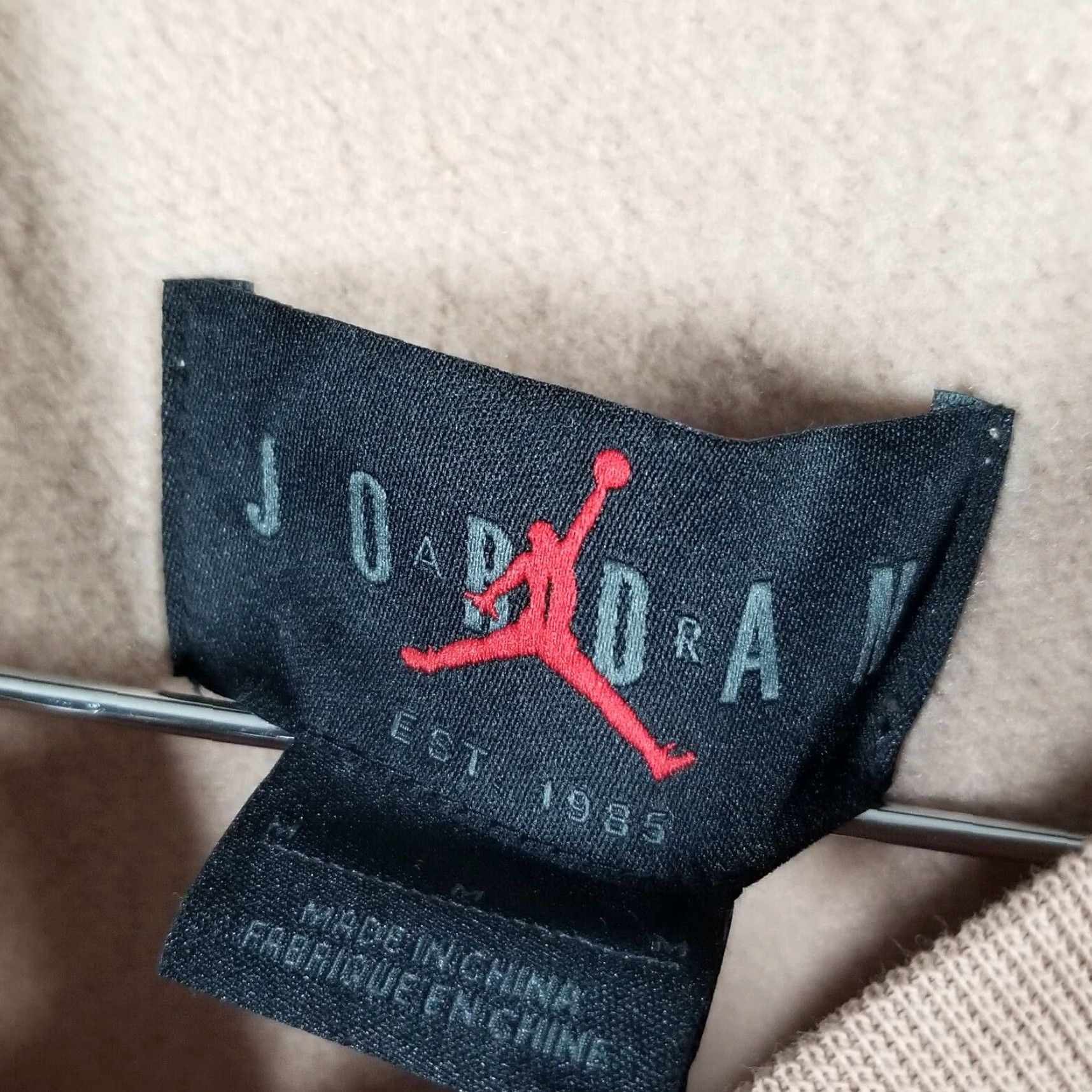 Jordan Brand VINTAGE Jordan Sweatshirt Men Medium Fleece Striped Crew Neck 90s Rare Nike Sample Size US M / EU 48-50 / 2 - 4 Thumbnail