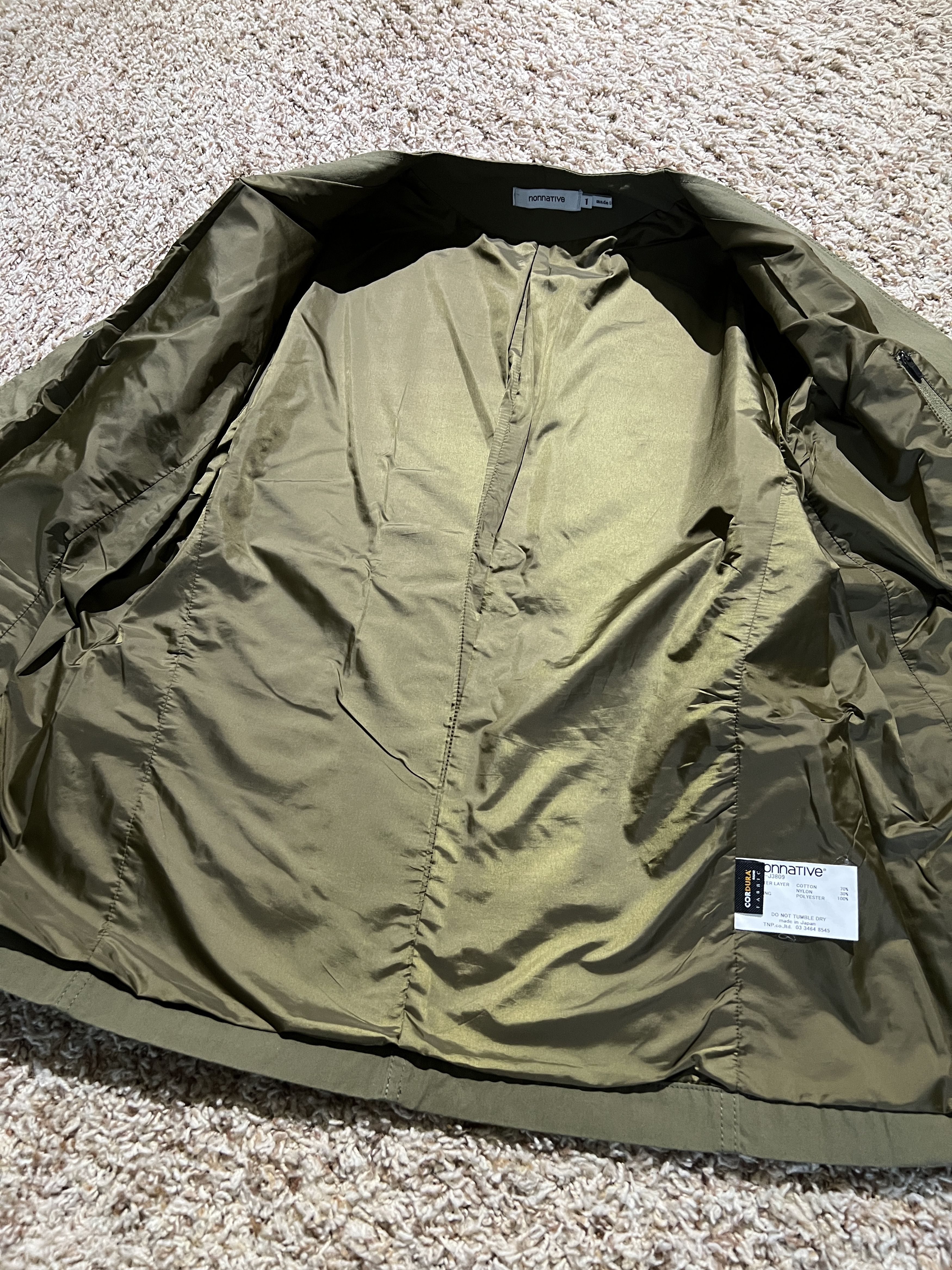 Nonnative nonnative TROOPER 3B JACKET C/N OXFORD CORDURA Size US S / EU 44-46 / 1 - 3 Thumbnail