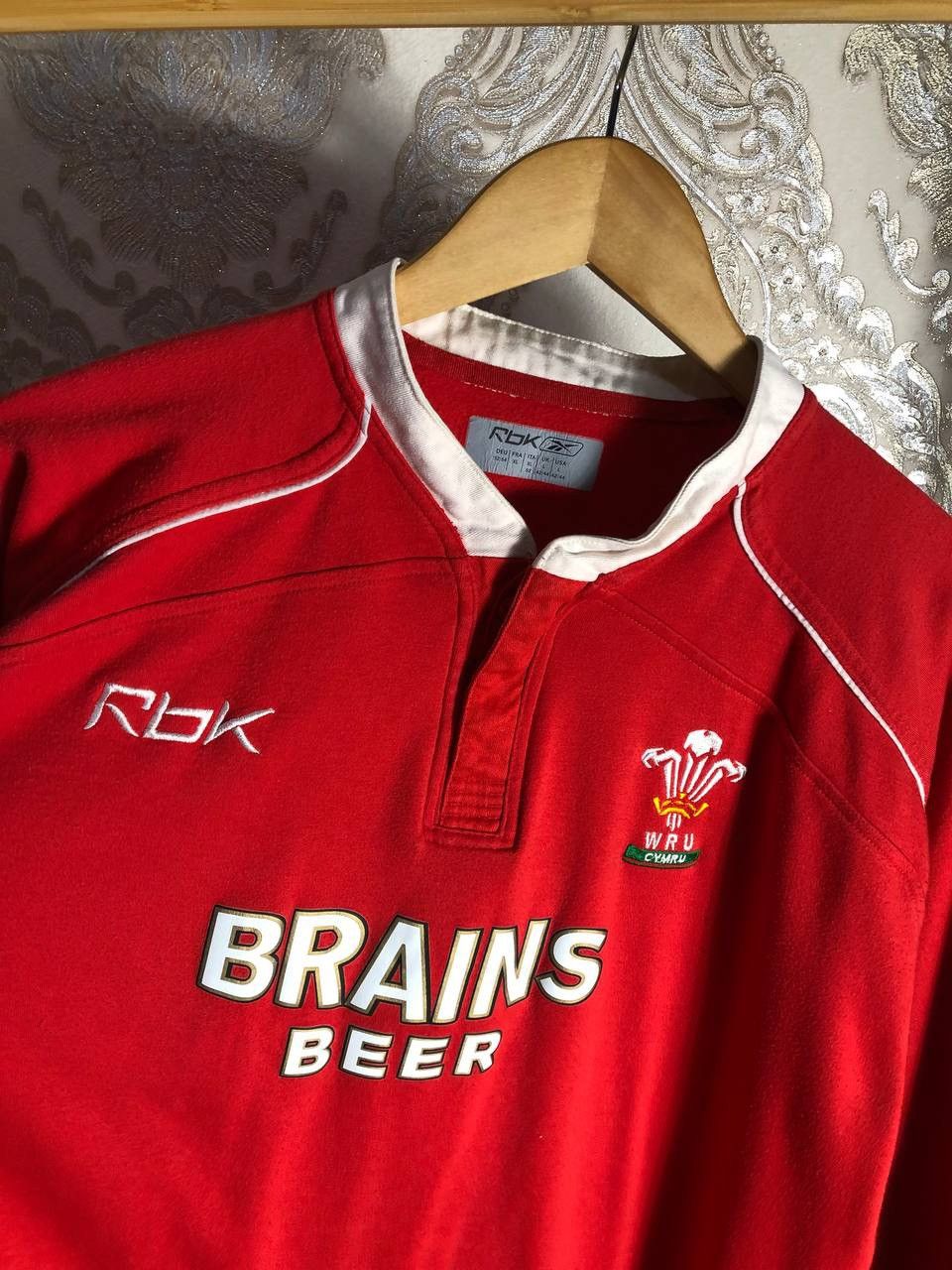 Reebok × Vintage VERY RARE REEBOK WALES CYMRU WRU RUGBY JERSEY BLOKECORE 90s Size US L / EU 52-54 / 3 - 4 Thumbnail