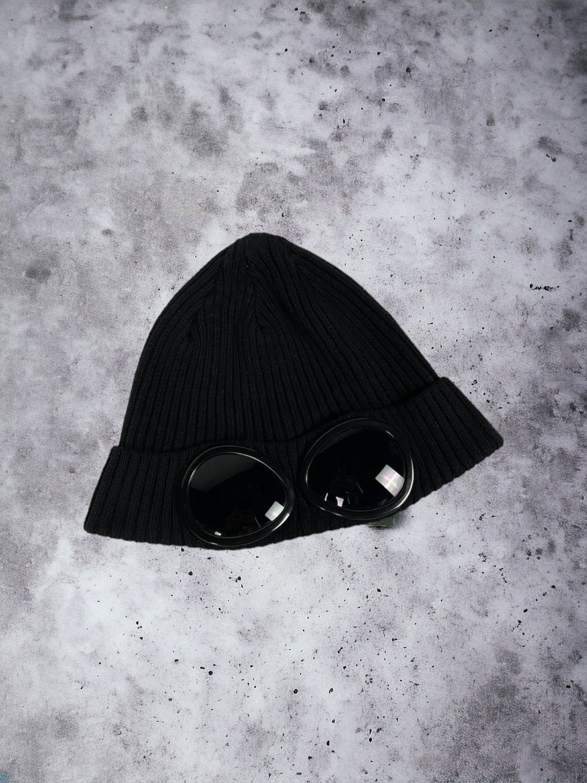 Goggle wool beanie in black - C P Company | Mytheresa