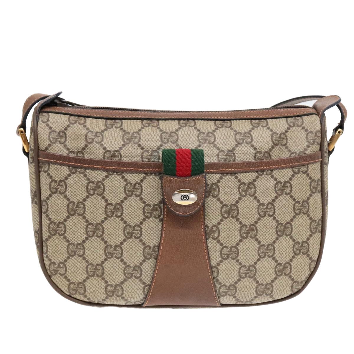 Gucci Beige Canvas Shoulder Bag (Pre-Owned) Size ONE SIZE - 1 Thumbnail