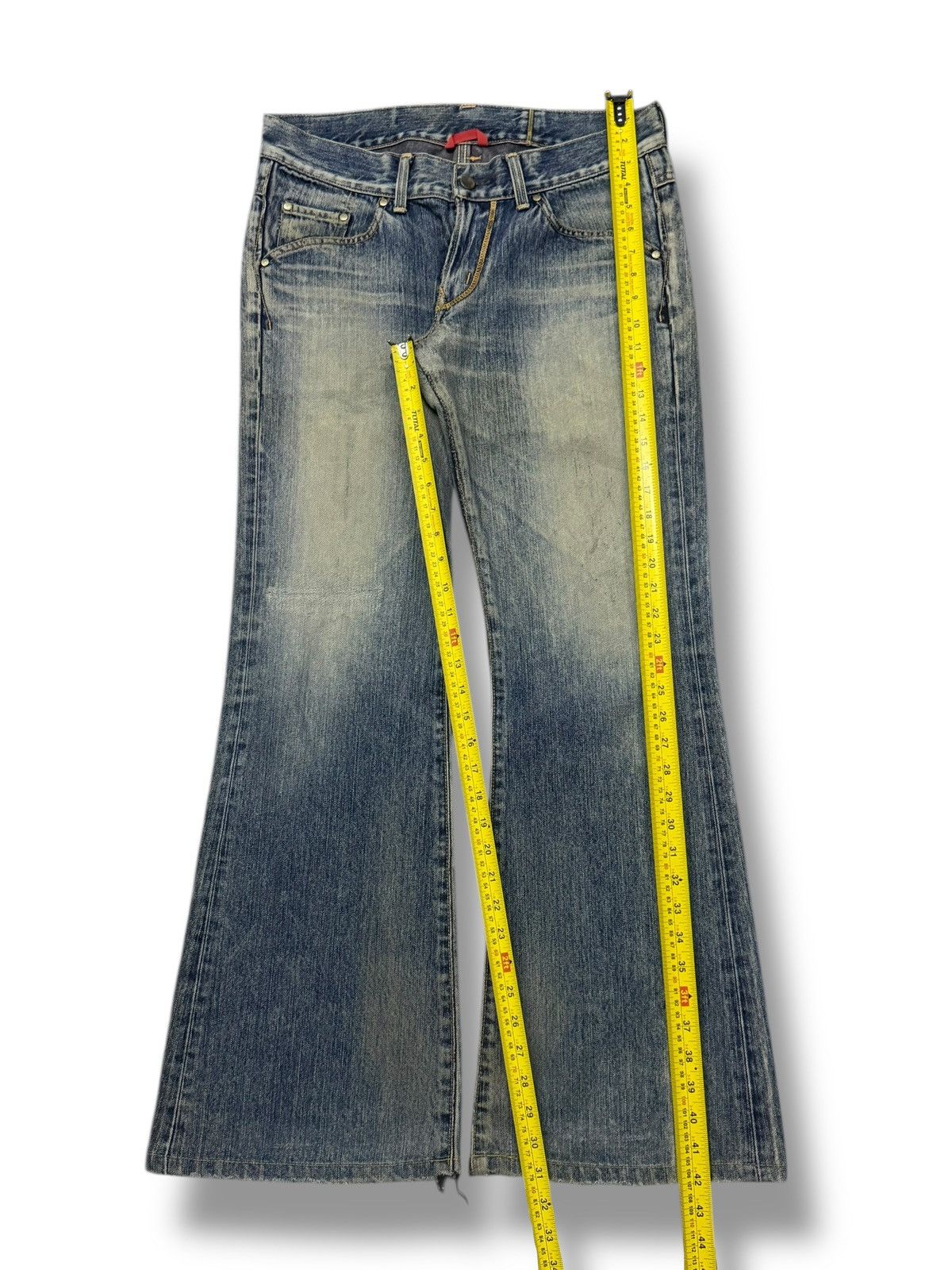 Edwin Vintage Edwin 503s Japan Wide Leg Jeans | Y2K Bell Bottom Size US 31 - 16 Thumbnail