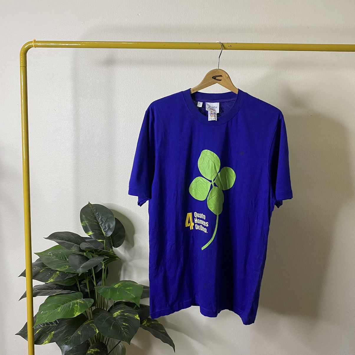 Adidas Vintage 2003 Adidas Japan 'Four Golden Men' Tee Size US L / EU 52-54 / 3 - 1 Thumbnail