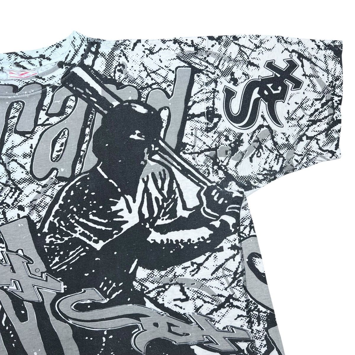 MLB Vintage 1991 MLB Chicago White Sox All Over Print Trench Tee Size US L / EU 52-54 / 3 - 8 Thumbnail