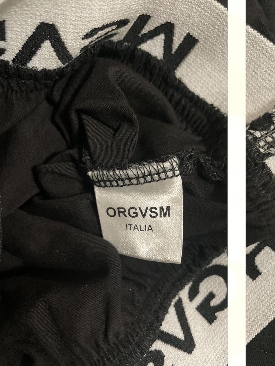 ORGVSM ORGVSM black long sleeve t shirt cropped turtleneck mockneck Size S / US 4 / IT 40 - 8 Thumbnail