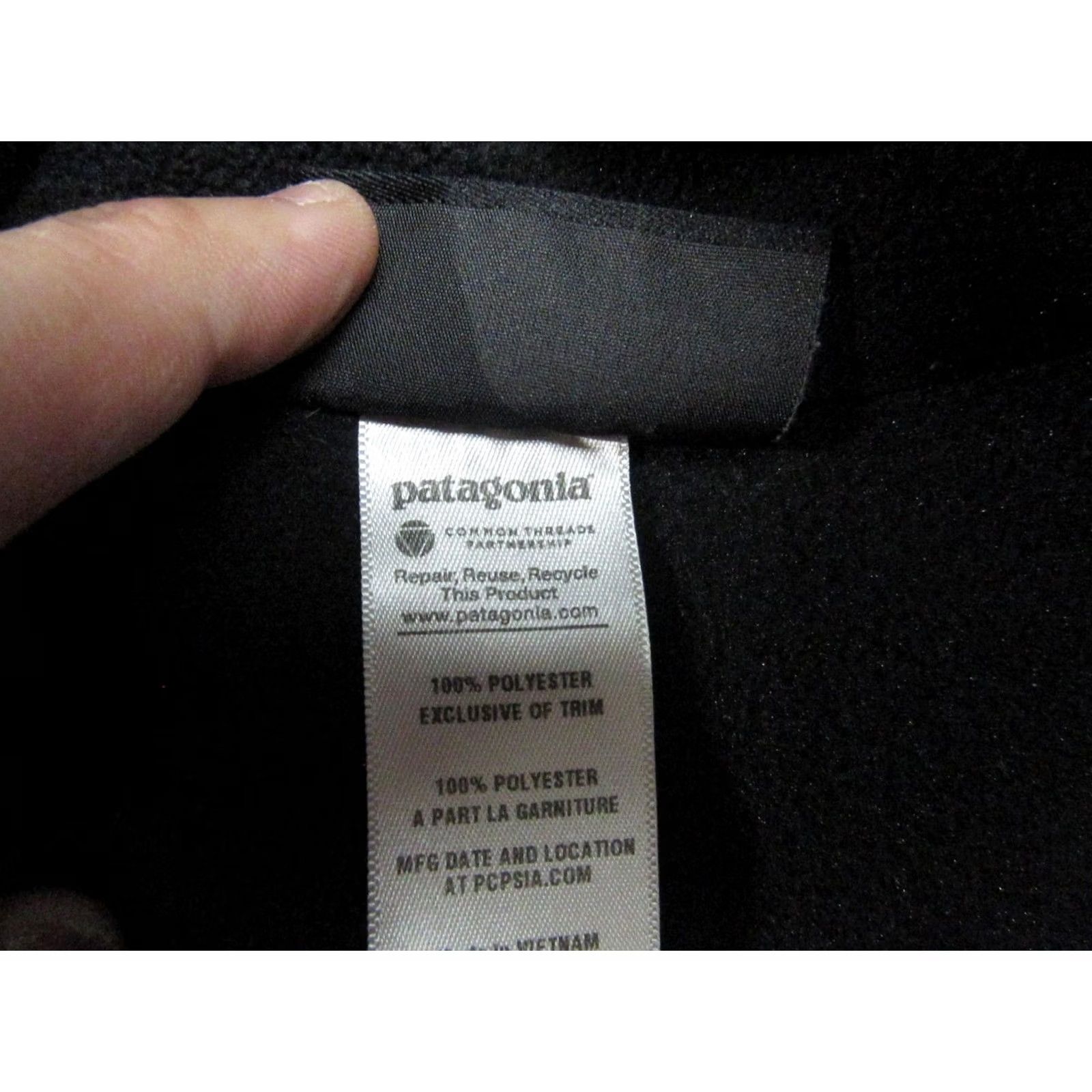 Patagonia Patagonia Synchilla Sweater Mens Large Black Fleece 1/4 Zip Odell Embroidered Size US L / EU 52-54 / 3 - 6 Thumbnail