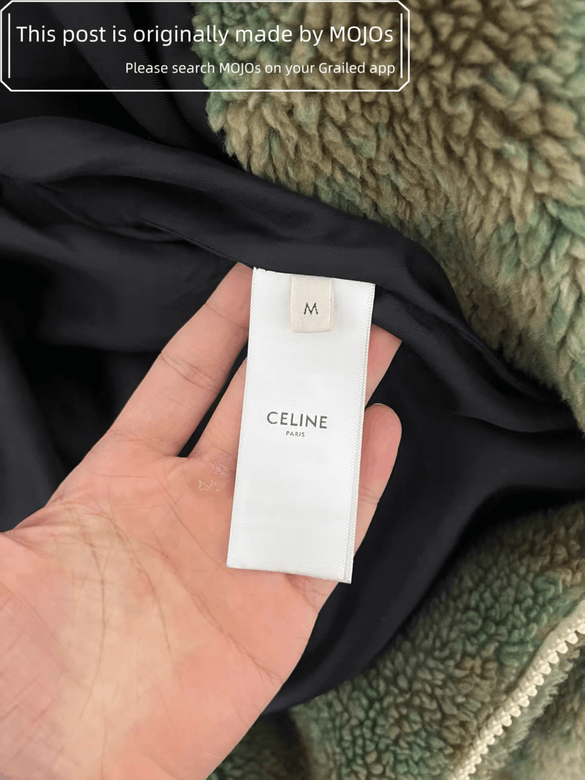 Celine Sz M Celine 23SS Camo Fleece Jacket mojos5571 Size US M / EU 48-50 / 2 - 3 Thumbnail