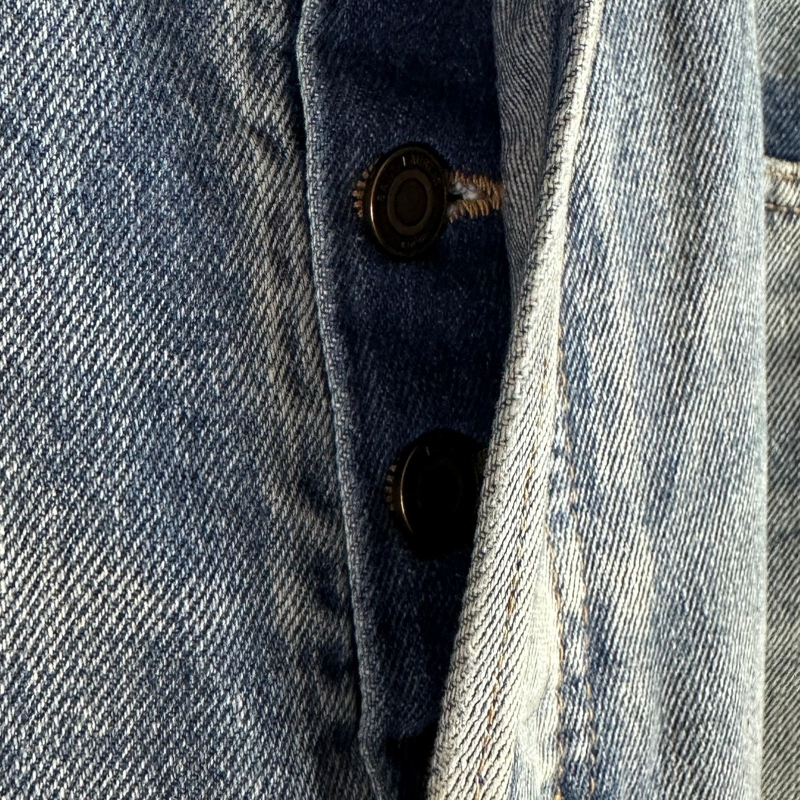 Saint Laurent Paris D23 Straight Destroyed Denim Size US 32 / EU 48 - 4 Thumbnail