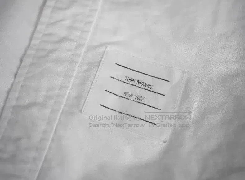 Thom Browne Thom Browne Inside Three-Color Striped Oxford Cotton Shirt Size US M / EU 48-50 / 2 - 5 Thumbnail