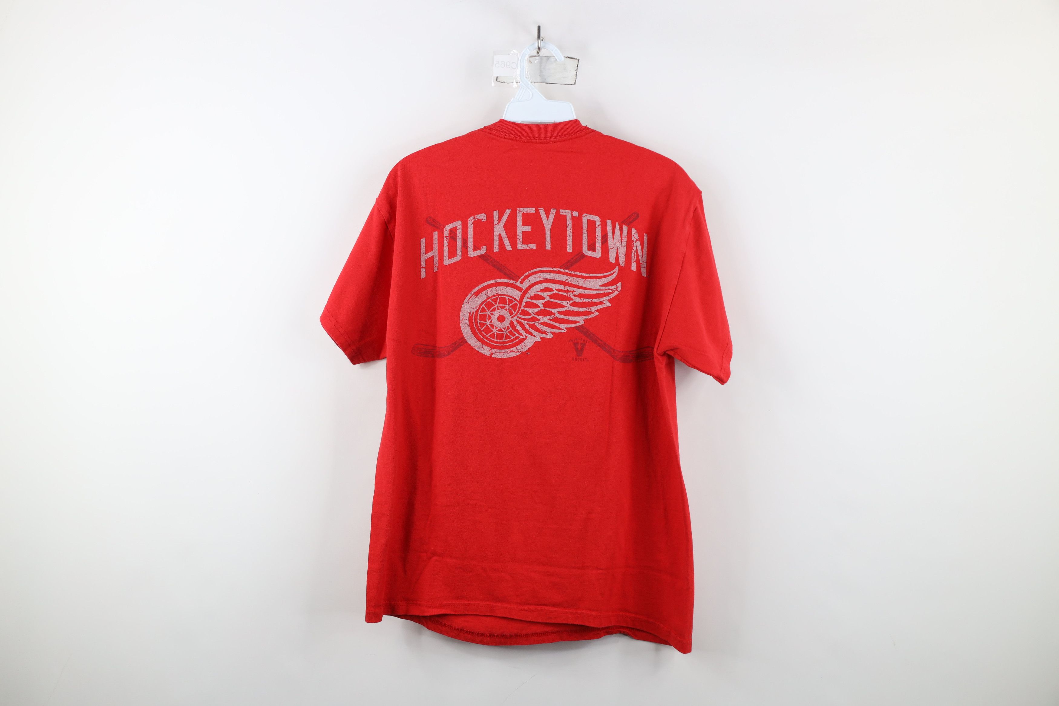 Vintage Vintage D Detroit Red Wings Hockey Short Sleeve T-Shirt Size US M / EU 48-50 / 2 - 12 Thumbnail