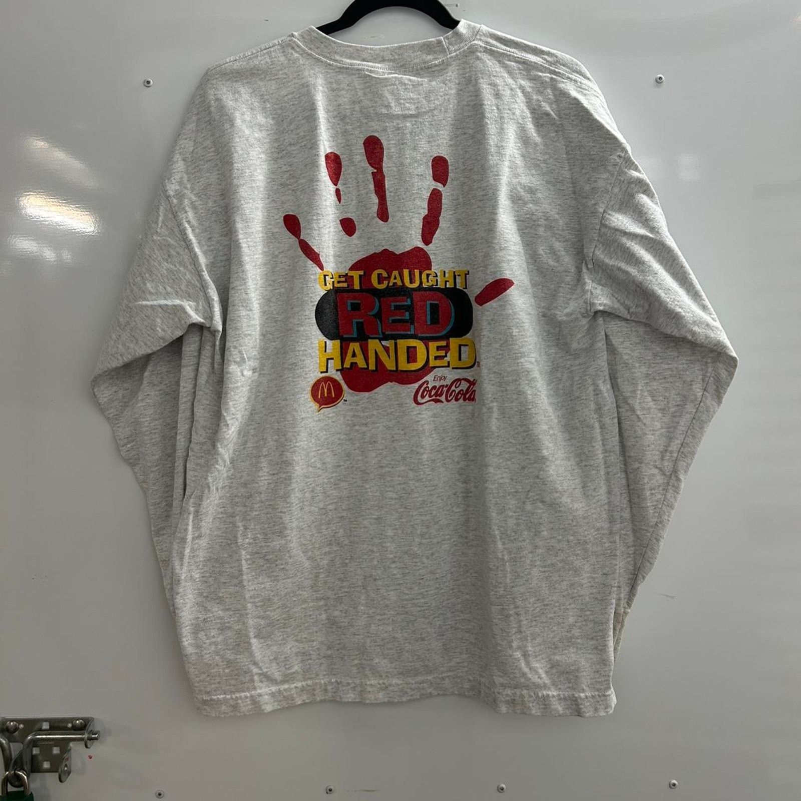 Other VTG Grey McDonald’s/Coca-Cola long sleeve tee Size US XL / EU 56 / 4 - 1 Thumbnail