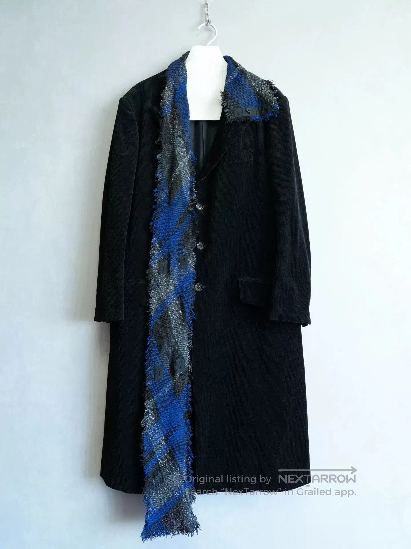 Yohji Yamamoto Yohji Yamamoto Corduroy Coat with Scarf. Size US M / EU 48-50 / 2 - 1 Thumbnail