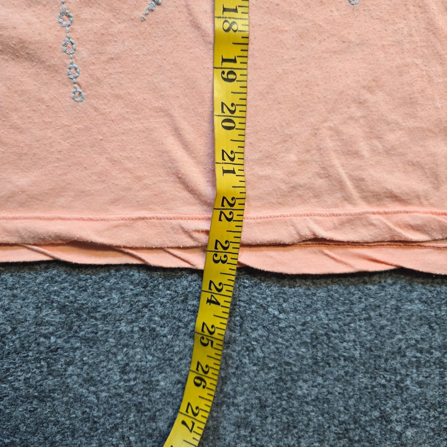 Johnny Was Johnny Was Top Womens Size Medium Orange Embroidered Short Sleeve Oversized Boho ShirtMens?Womens Size M / US 6-8 / IT 42-44 - 7 Thumbnail