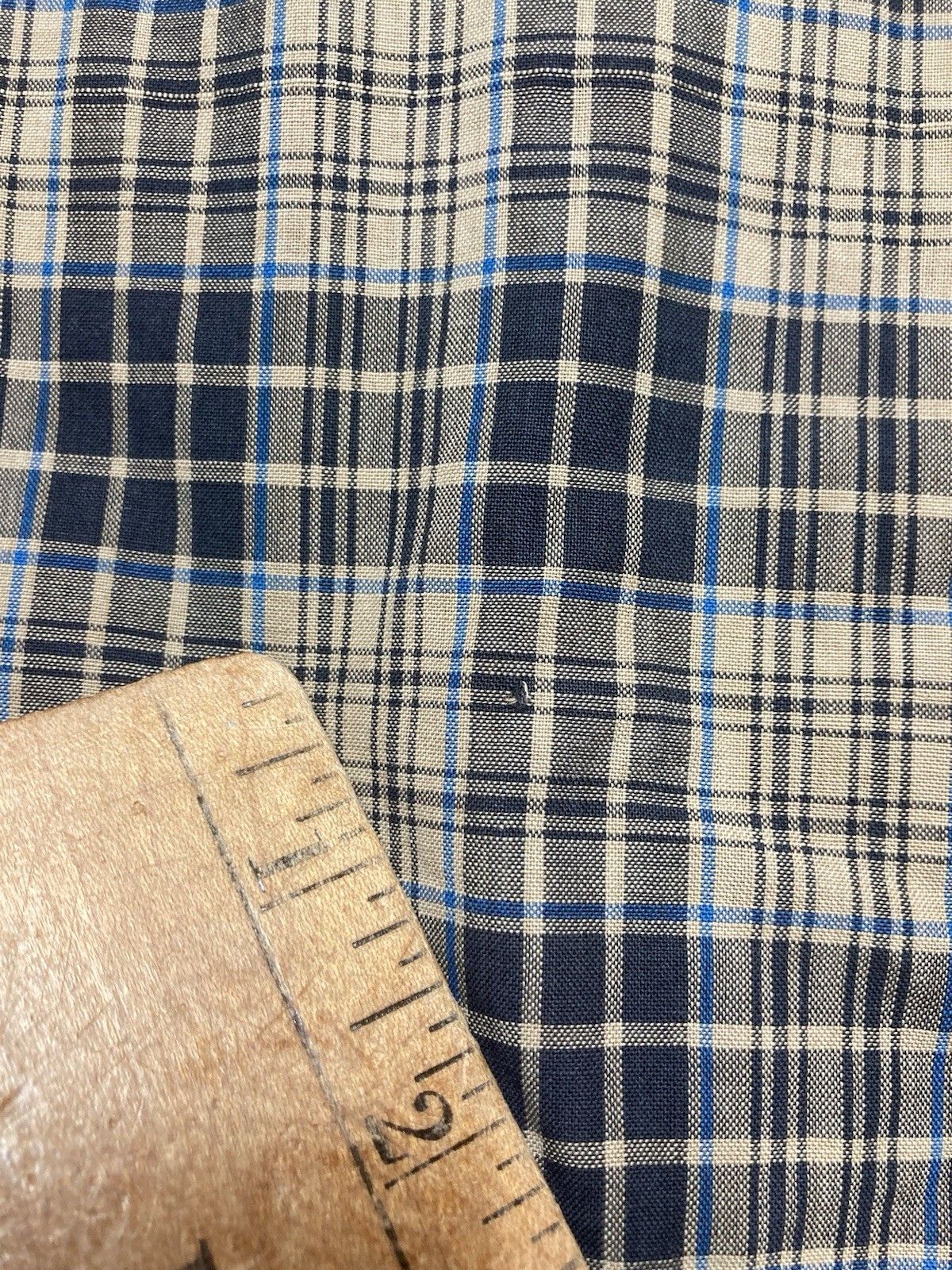Vintage 70s wrangler Pearl snap shirt plaid blue bell western small Size US S / EU 44-46 / 1 - 9 Thumbnail