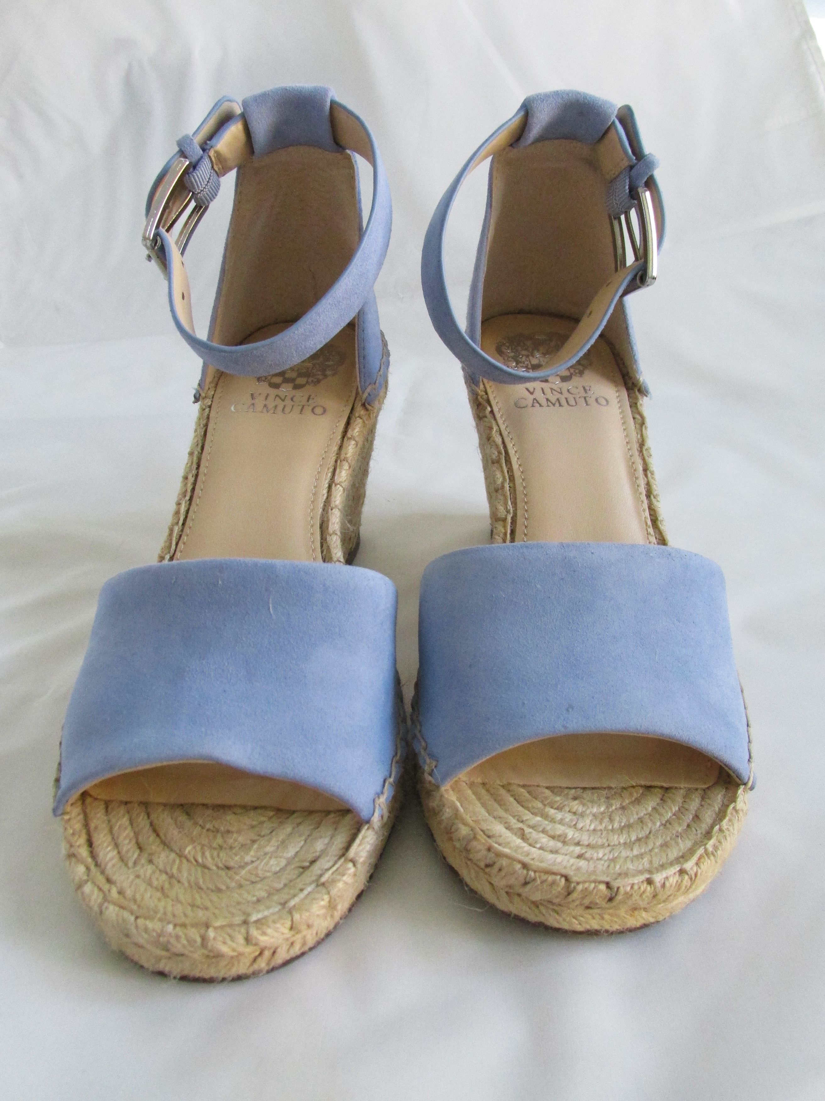 Vince Camuto Vince Camuto "Leera" New Suede Espadrille Wedges Size 8 M Size US 8 / IT 38 - 1 Thumbnail