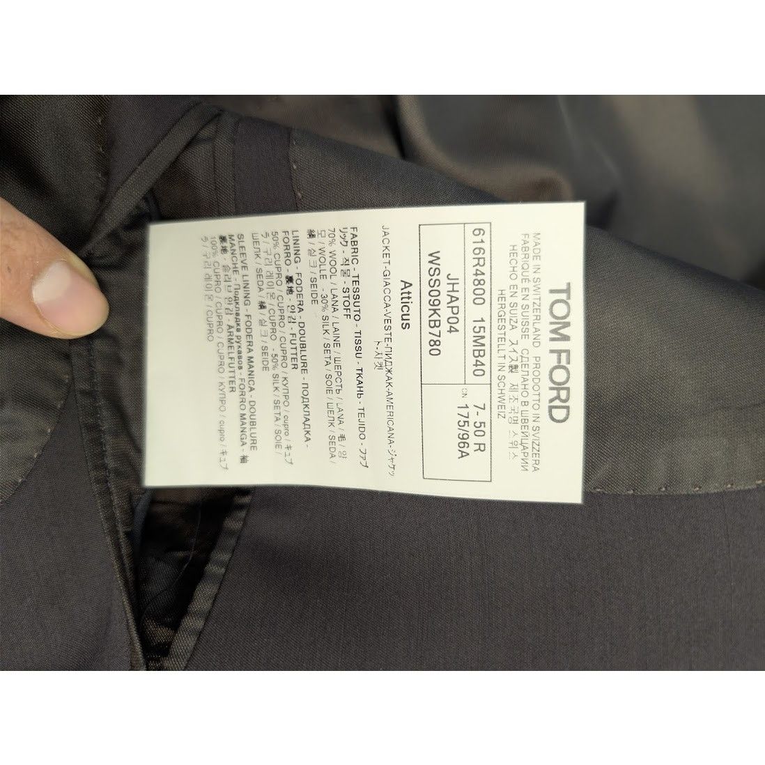 Tom Ford o1rshd1 Q:2 / Atticus Blazer Jacket in Black Size US M / EU 48-50 / 2 - 15 Thumbnail