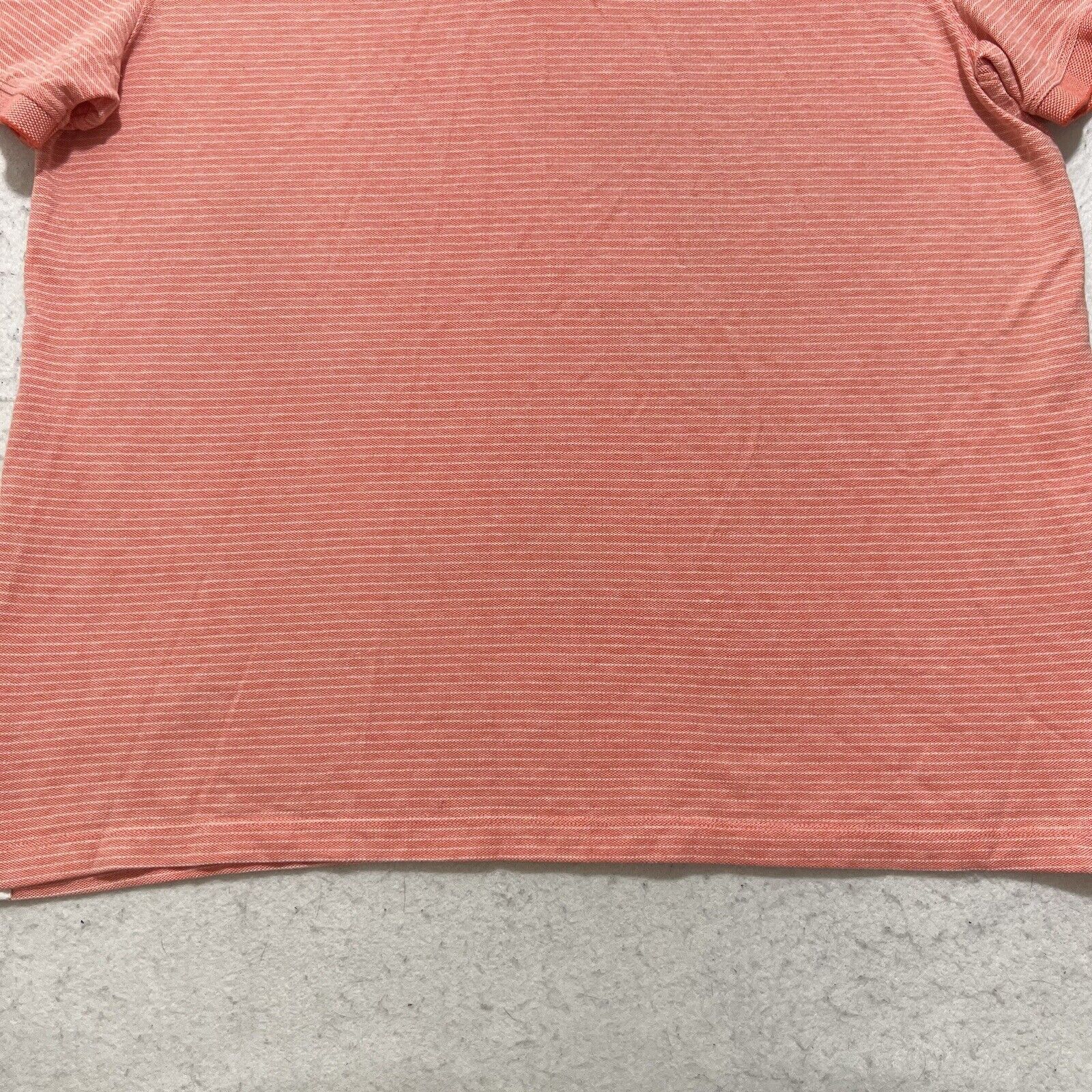Calvin Klein Calvin Klein Large Polo Light Pink Striped Collared Shirt Size US L / EU 52-54 / 3 - 6 Thumbnail