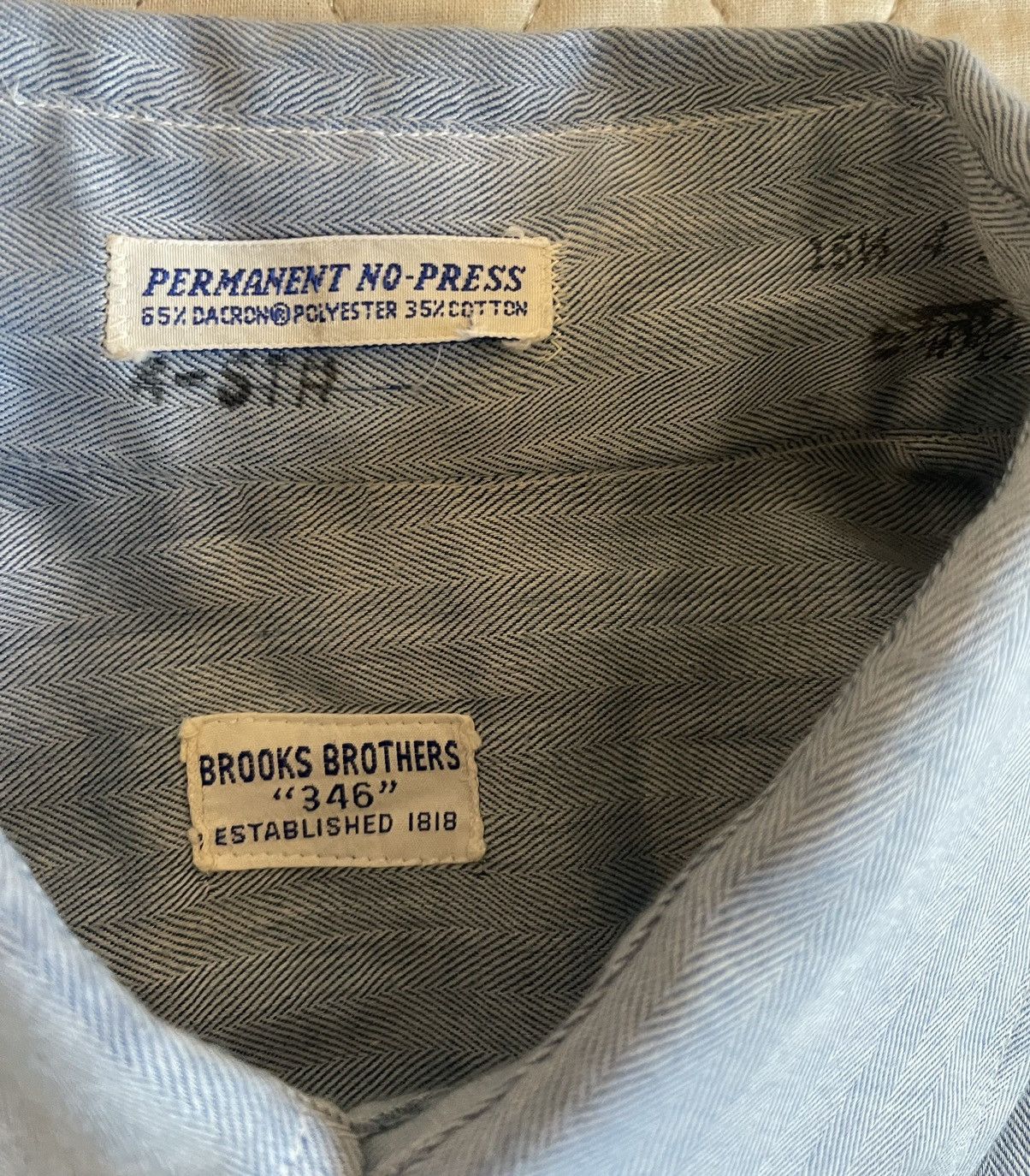Brooks Brothers × Vintage Vintage Button Down Shirt Size US M / EU 48-50 / 2 - 5 Thumbnail