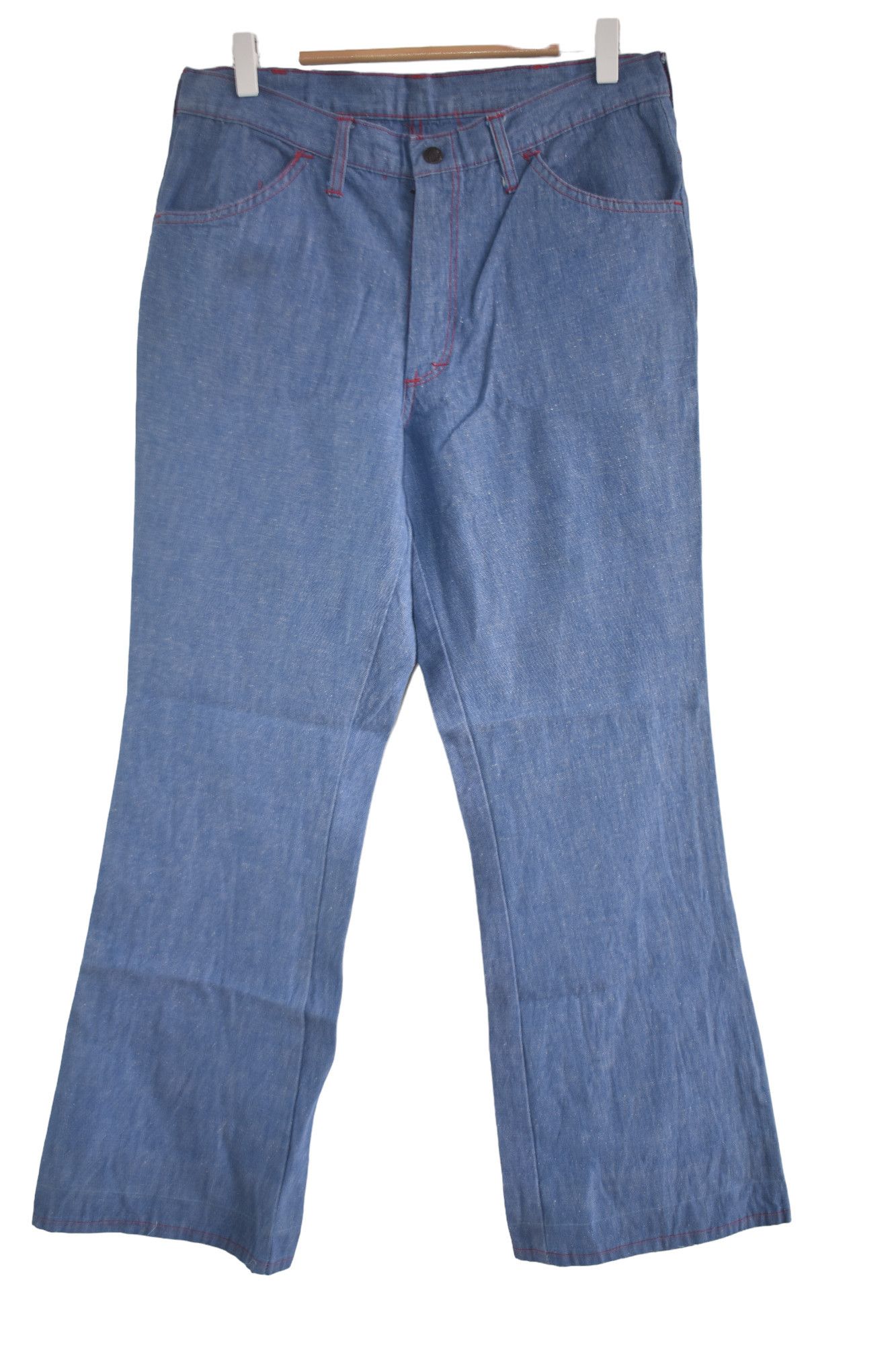 If Six Was Nine × Jean × Vintage Vintage 70's Flared Denim W32 Size US 32 / EU 48 - 1 Thumbnail