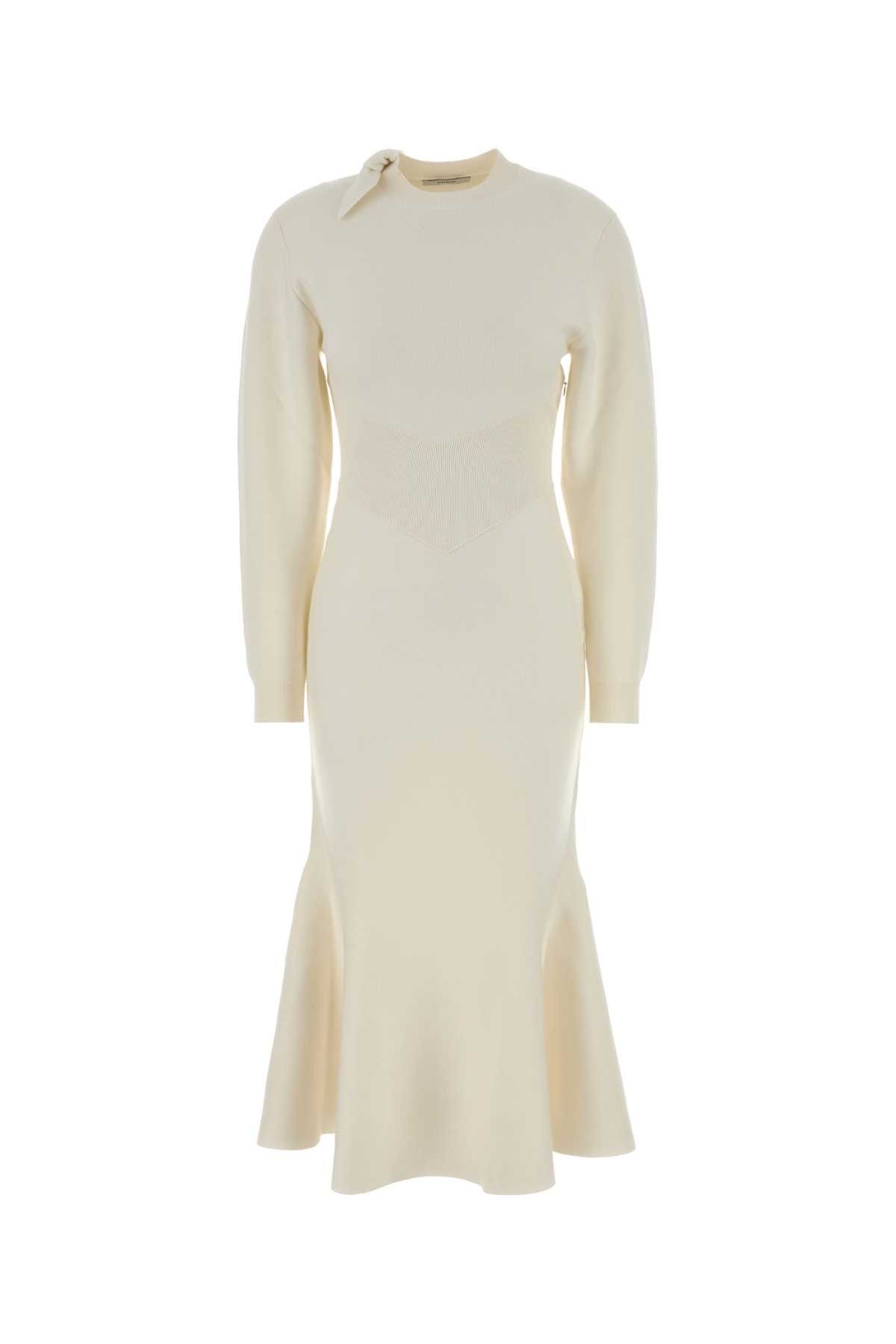 Givenchy Ivory Stretch Wool Blend Dress Size XS / US 0-2 / IT 36-38 - 1 Thumbnail