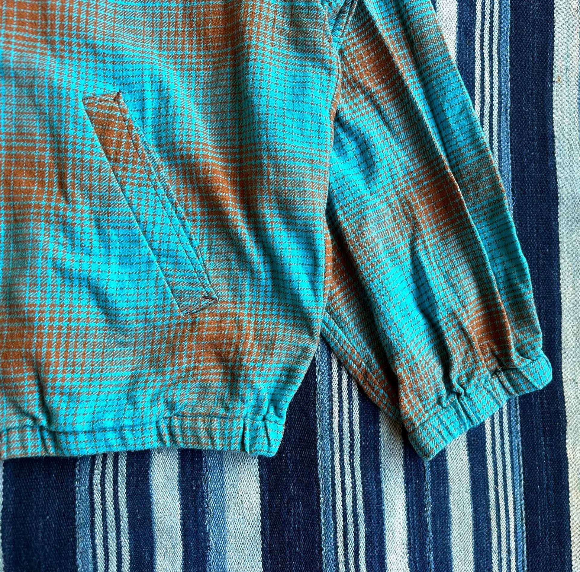 NOMA t.d NOMA t.d. Ombre Plaid Lapel Casual Blouson Japan Made Size 3 Size US L / EU 52-54 / 3 - 7 Thumbnail